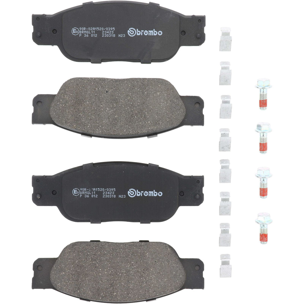 PRIME Low-Met Front Disc Brake Pad Set - P36012_01