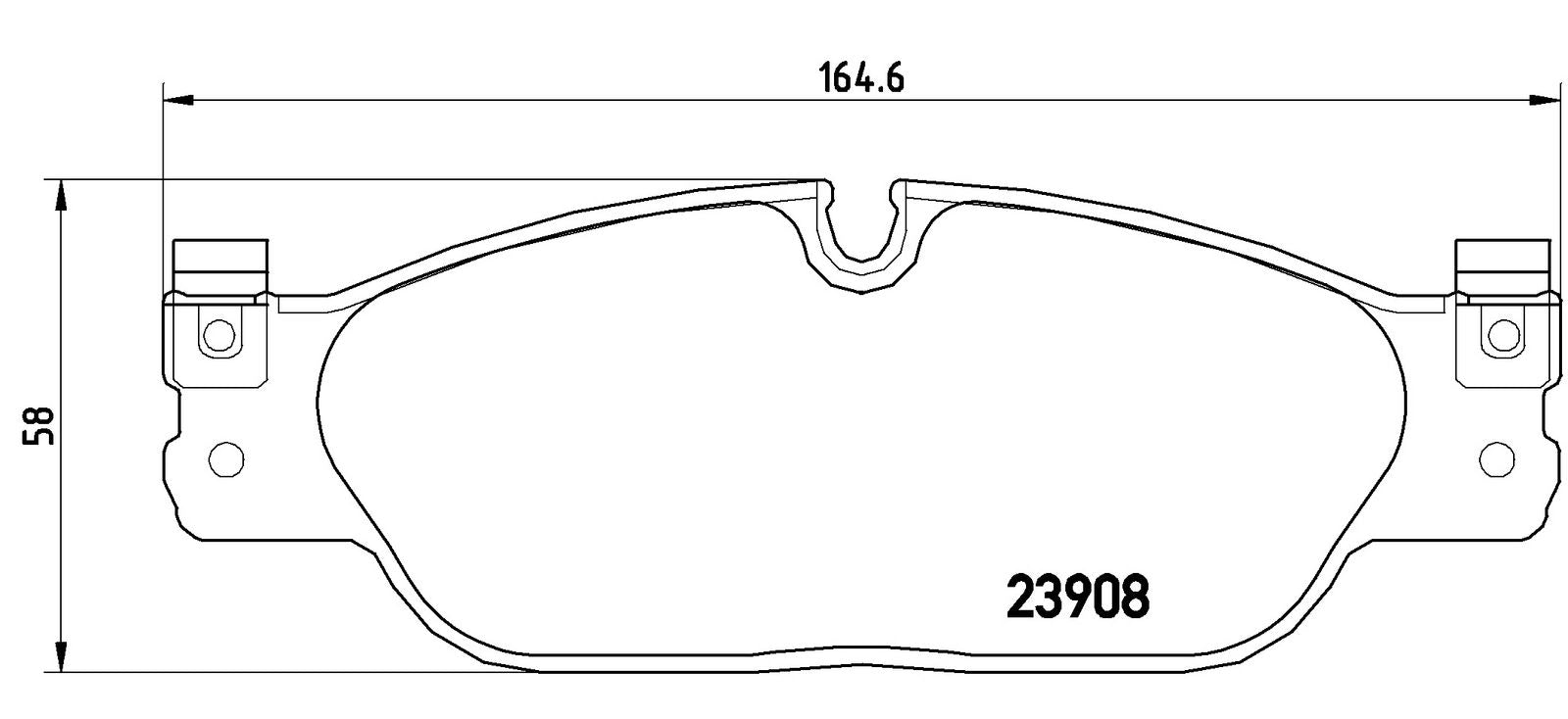 PRIME Low-Met Front Disc Brake Pad Set - P36021_04