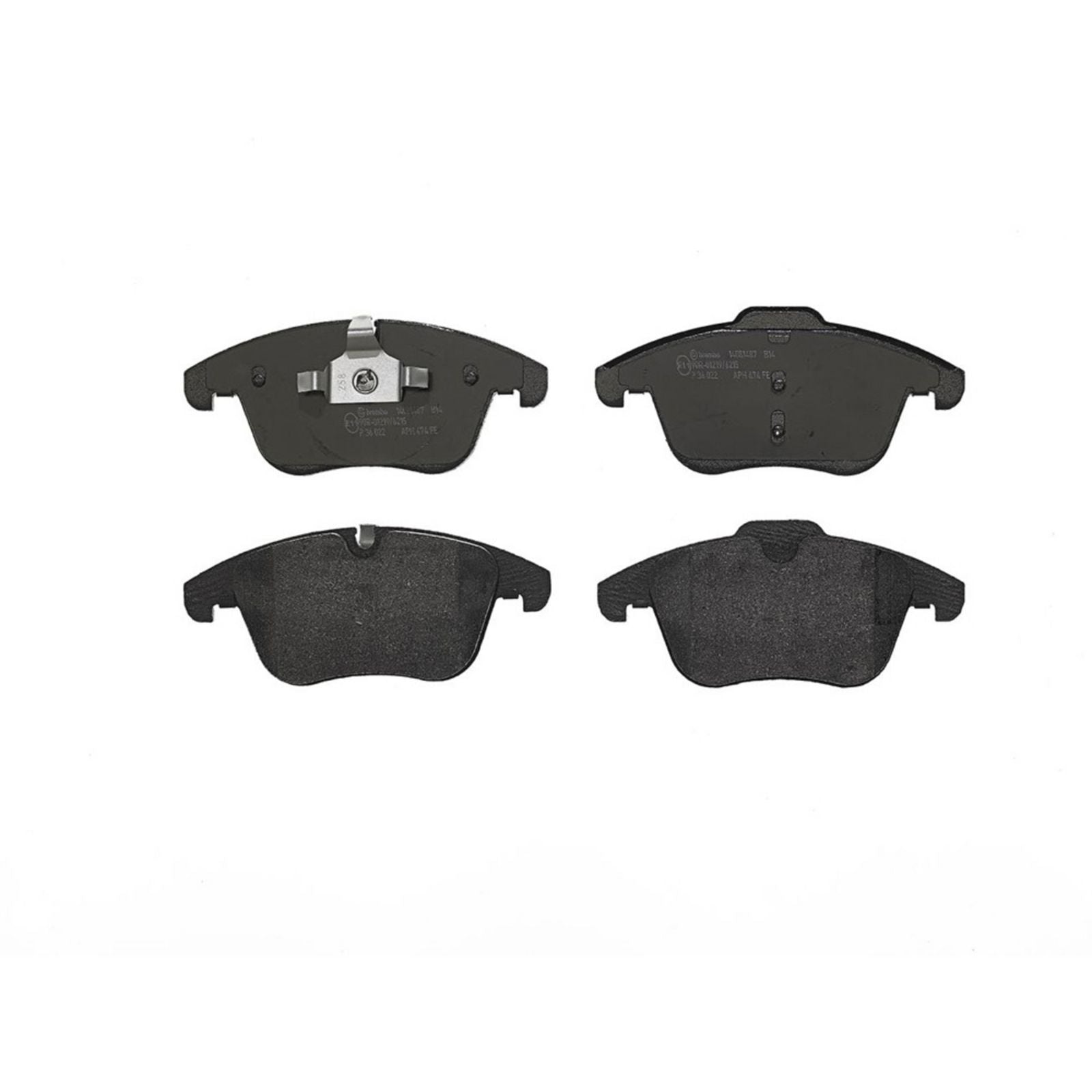 PRIME Low-Met Front Disc Brake Pad Set - P36022_02