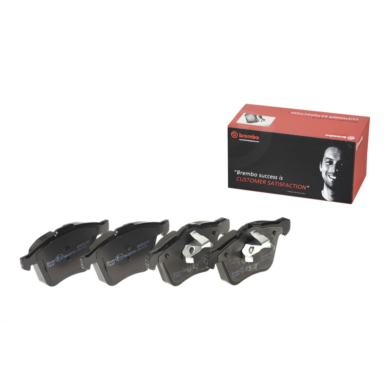 PRIME Low-Met Front Disc Brake Pad Set - P36027_03