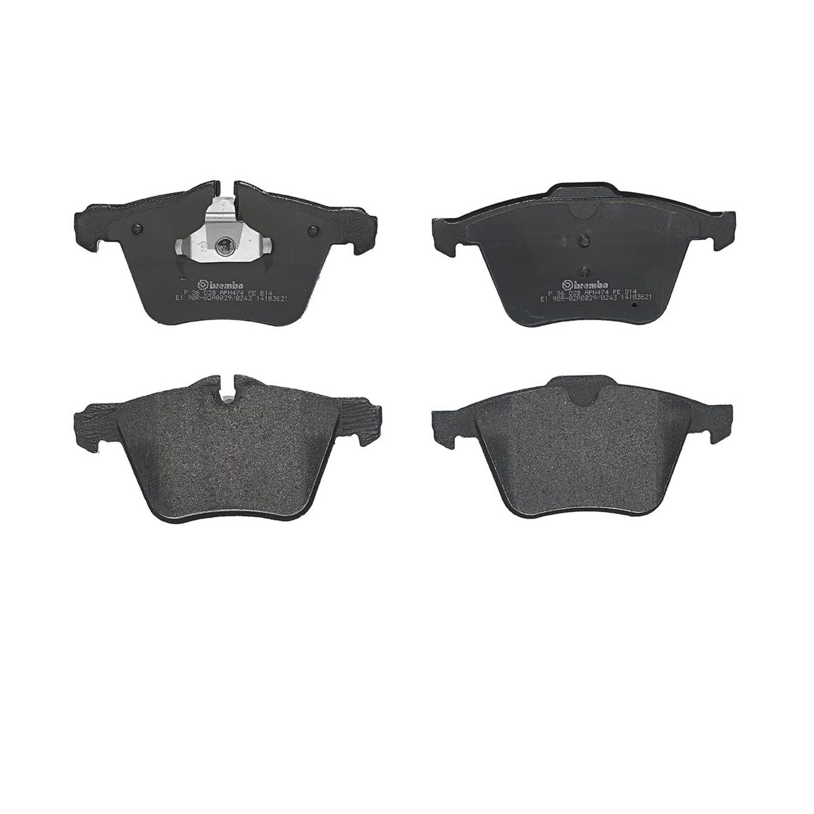 PRIME Low-Met Front Disc Brake Pad Set - P36028_02