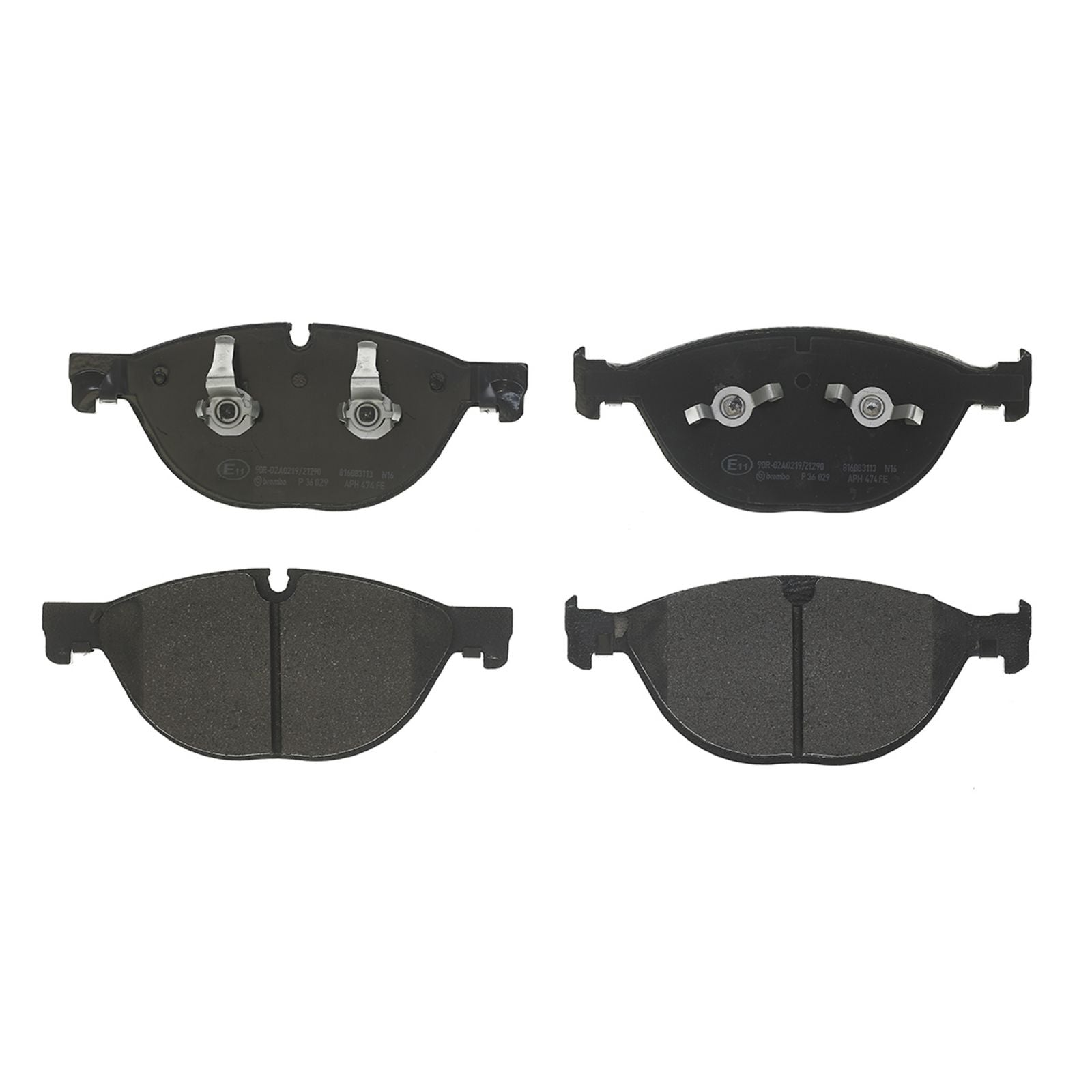 PRIME Low-Met Front Disc Brake Pad Set - P36029_02