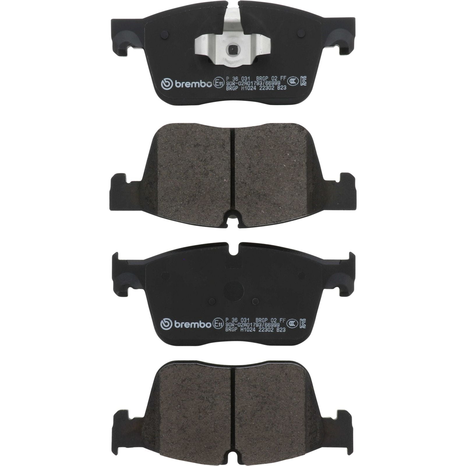 PRIME Low-Met Front Disc Brake Pad Set - P36031_05
