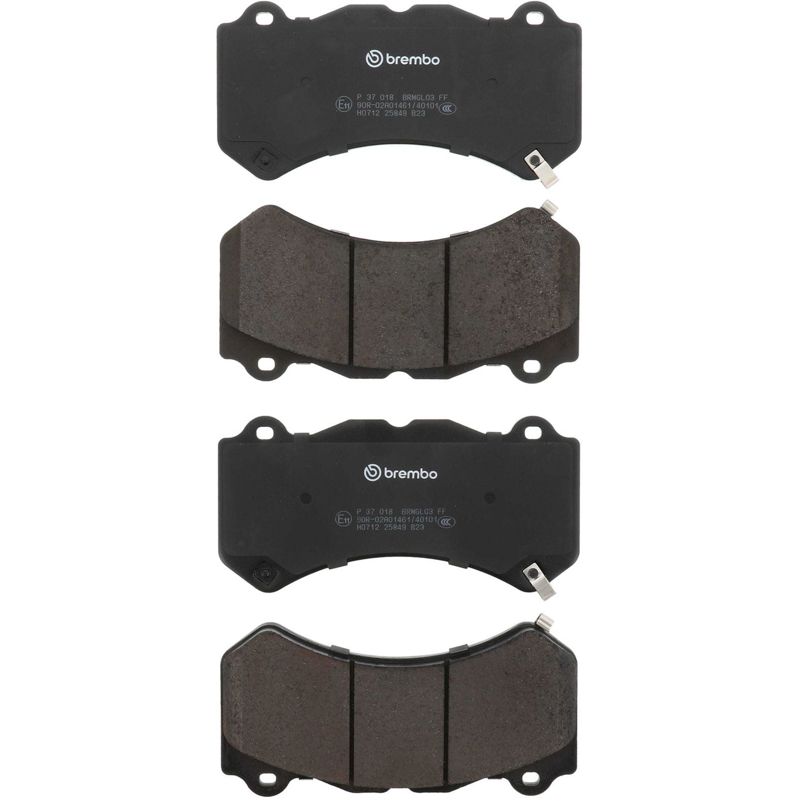 PRIME Low-Met Front Disc Brake Pad Set - P37018_02