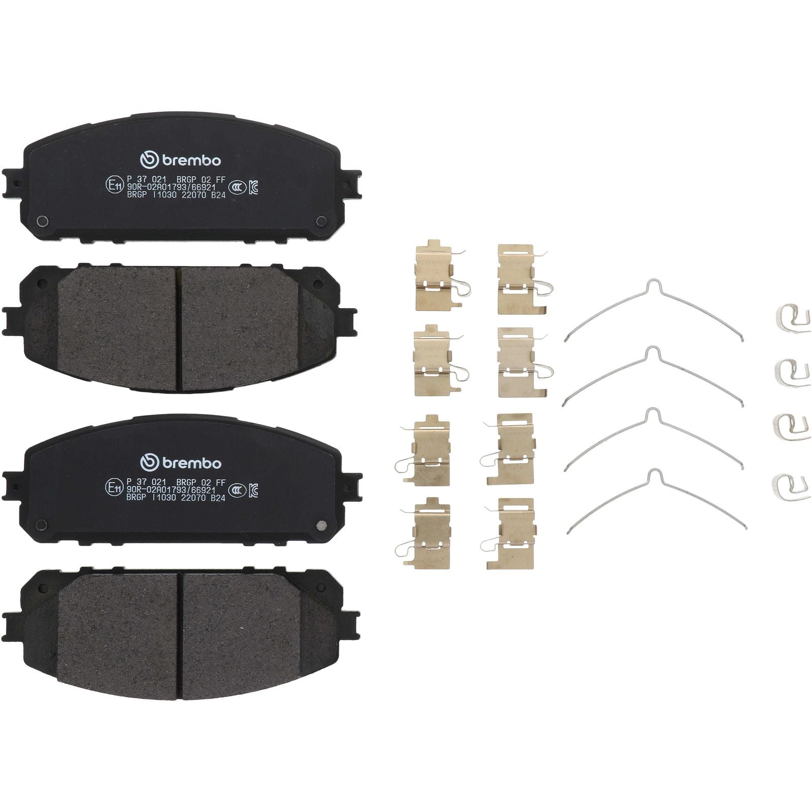 PRIME Low-Met Front Disc Brake Pad Set - P37021_02