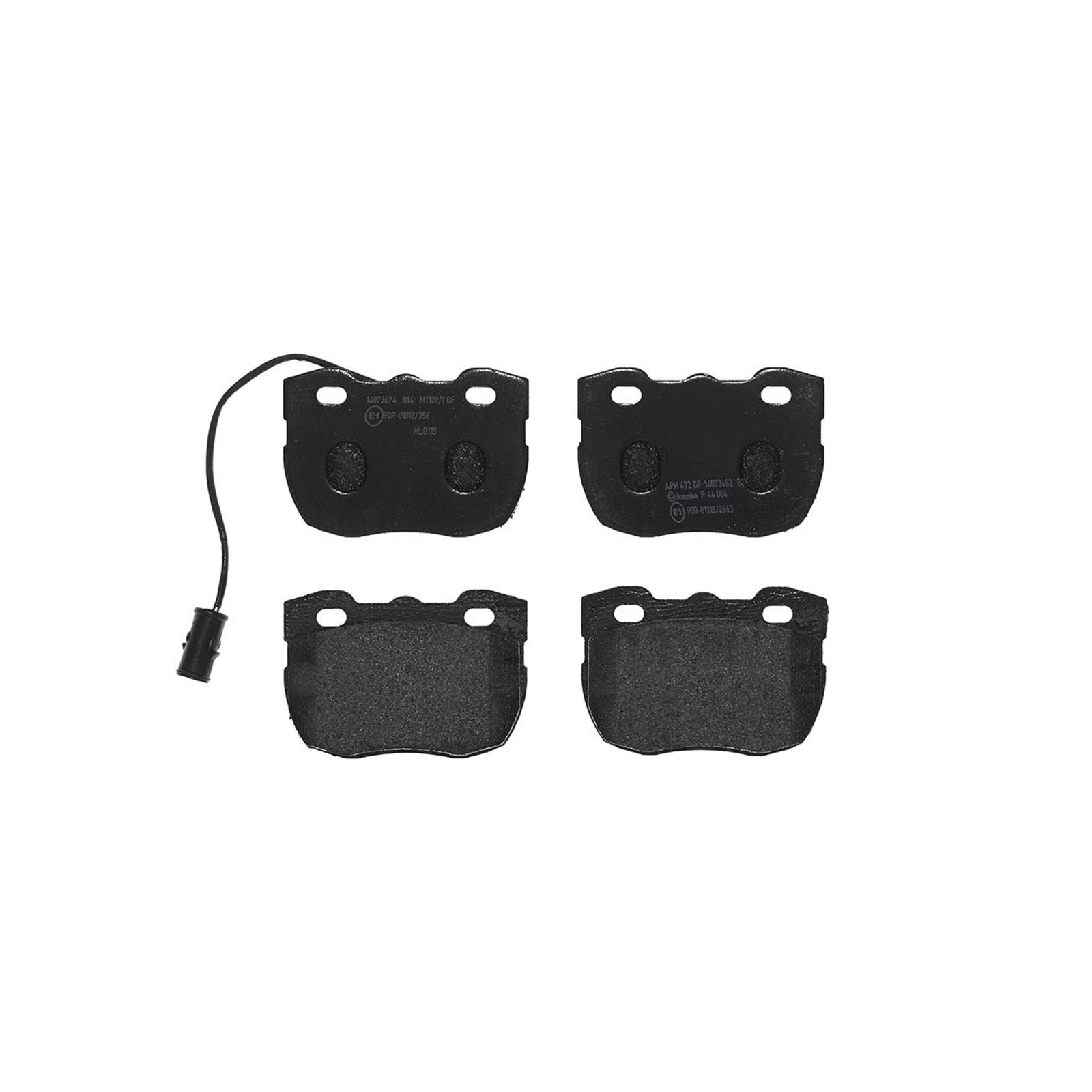 PRIME Low-Met Front Disc Brake Pad Set - P44004_02