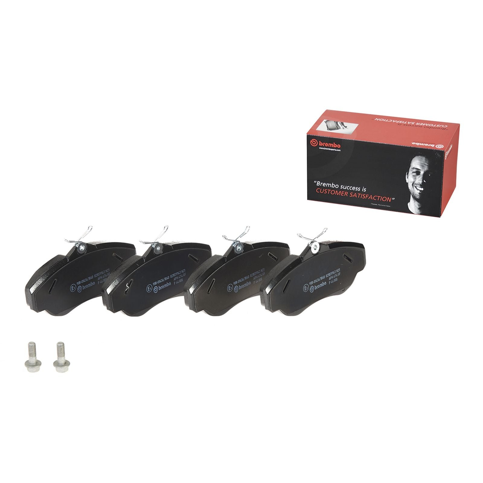 PRIME Low-Met Front Disc Brake Pad Set - P44008_02