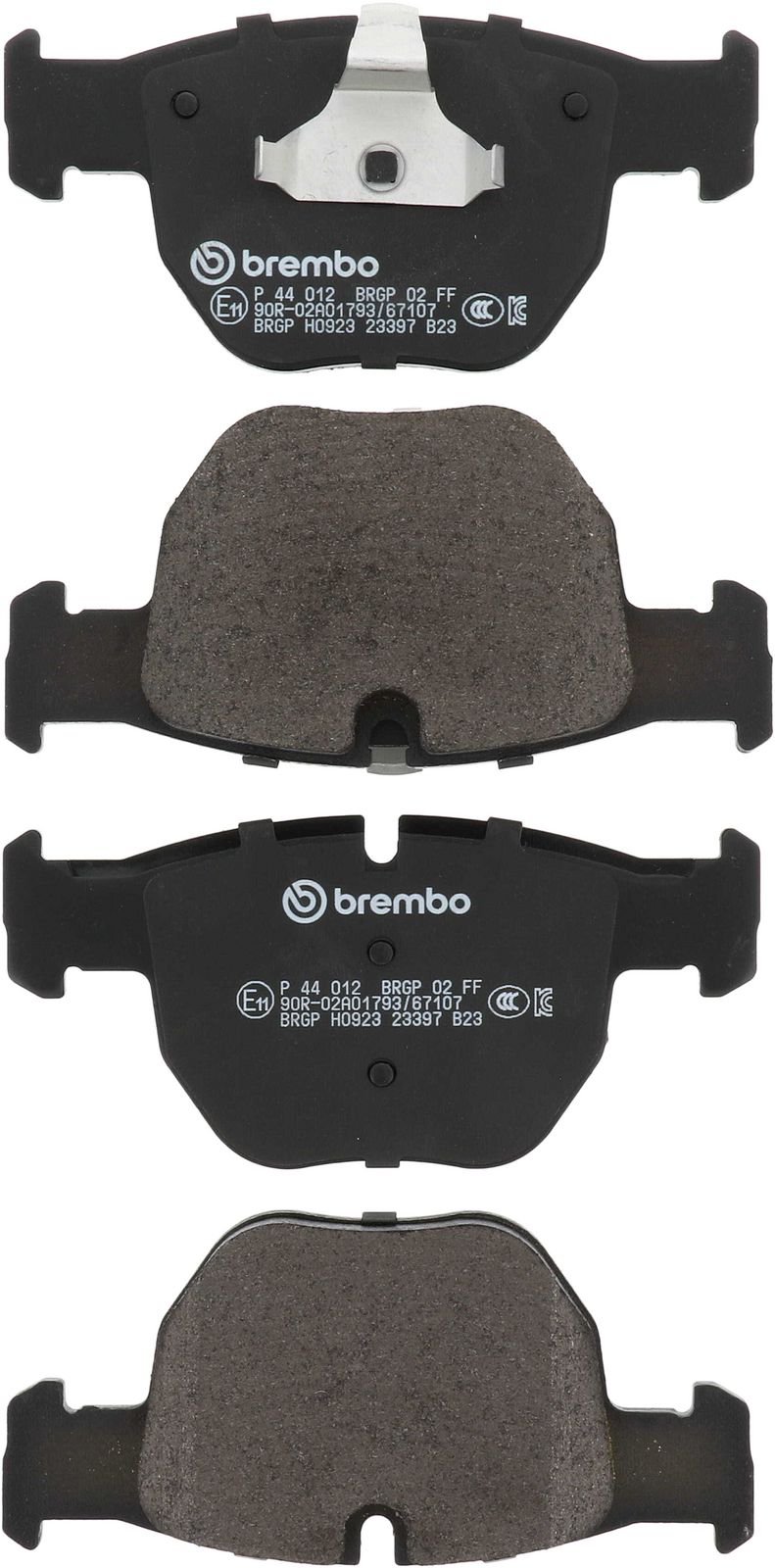 PRIME Low-Met Front Disc Brake Pad Set - P44012_01