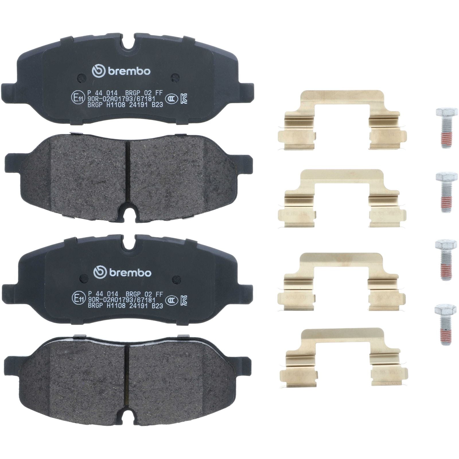 PRIME Low-Met Front Disc Brake Pad Set - P44014_02