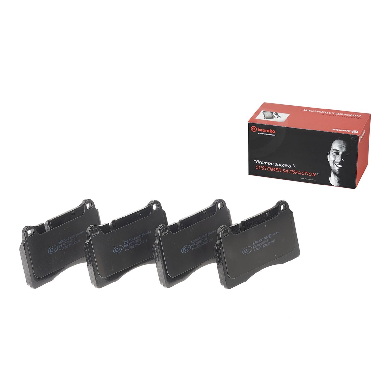 PRIME Low-Met Front Disc Brake Pad Set - P44018_03