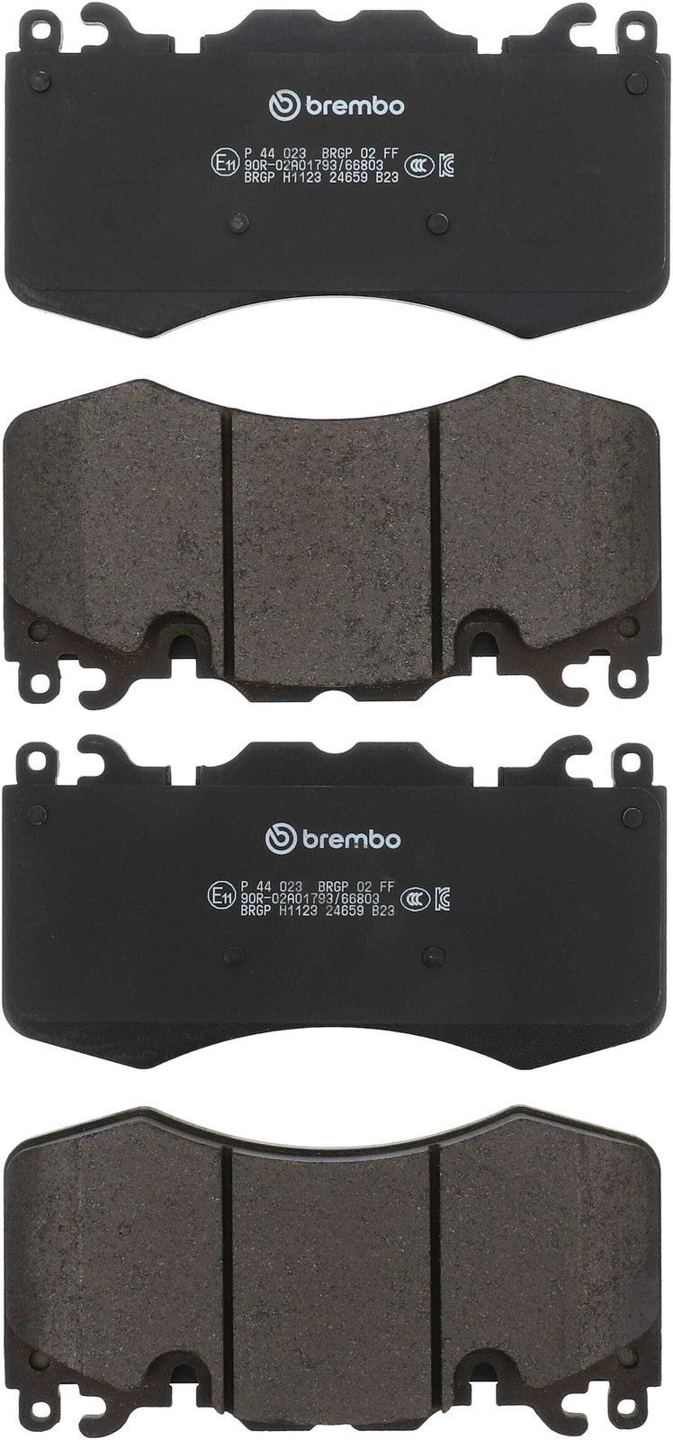 PRIME Low-Met Front Disc Brake Pad Set - P44023_01