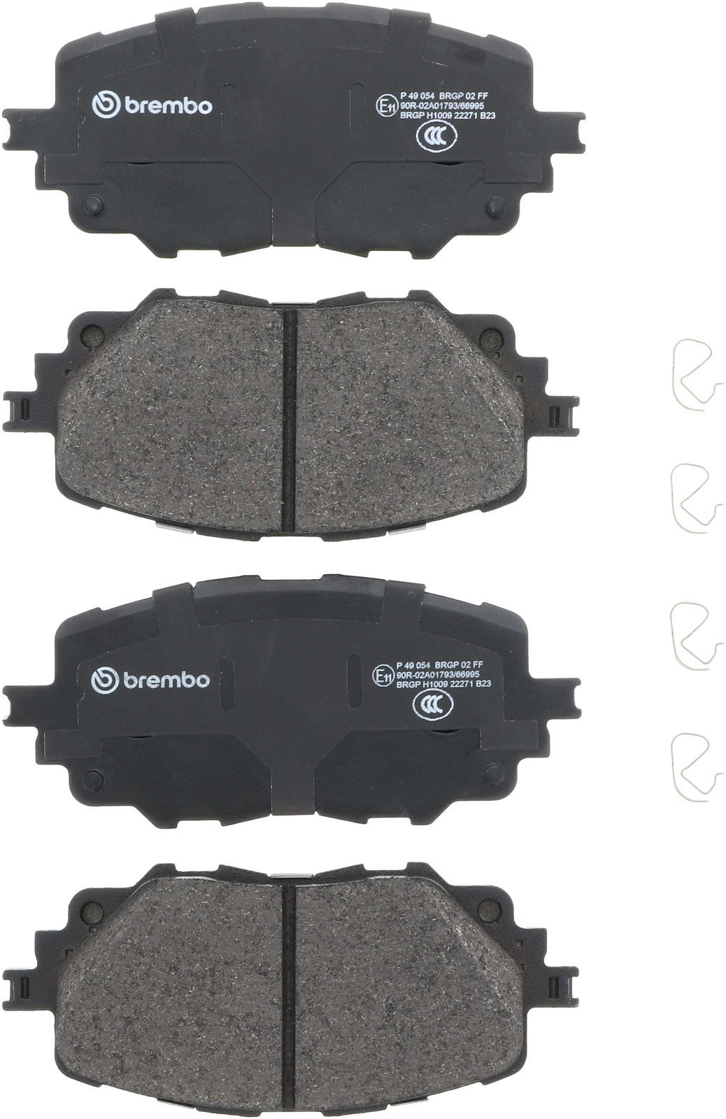 PRIME Low-Met Front Disc Brake Pad Set - P49054_01