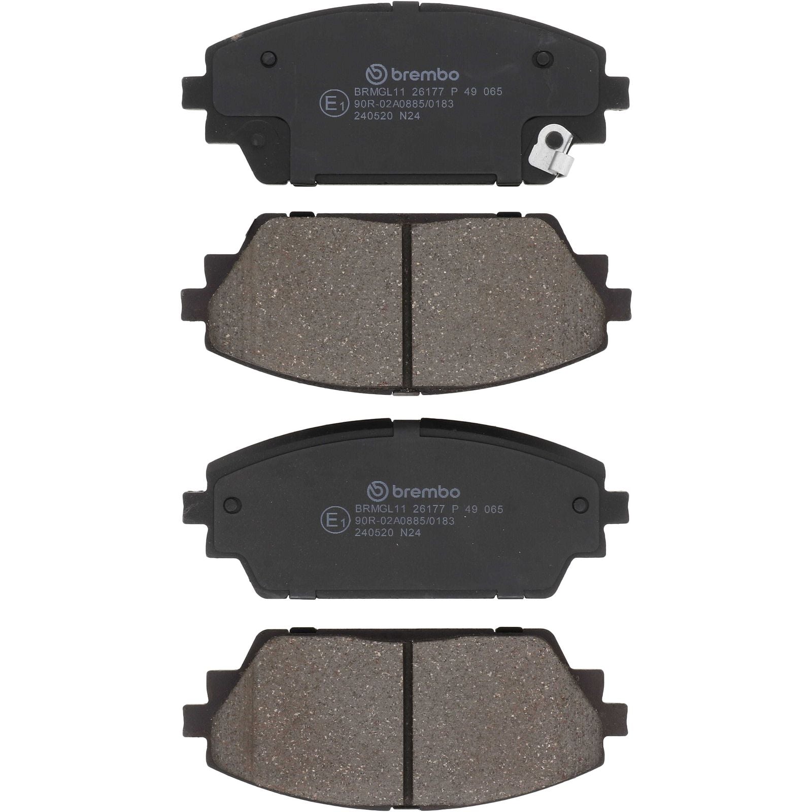PRIME Low-Met Front Disc Brake Pad Set - P49065_02