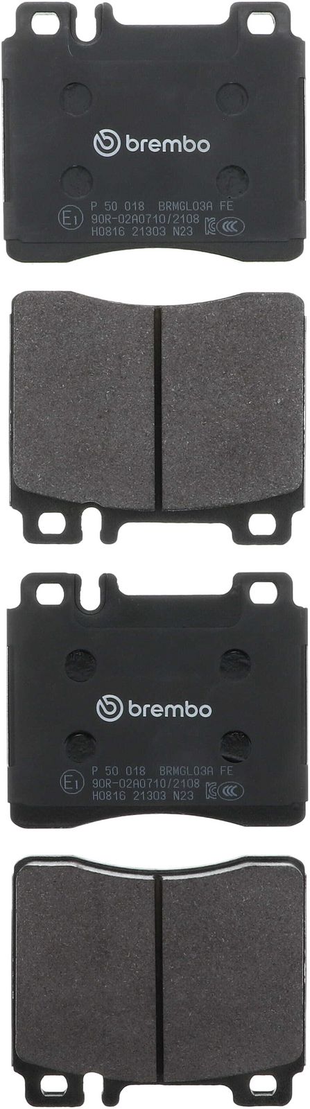 PRIME Low-Met Front Disc Brake Pad Set - P50018_01