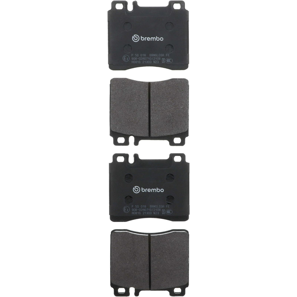 PRIME Low-Met Front Disc Brake Pad Set - P50018_02