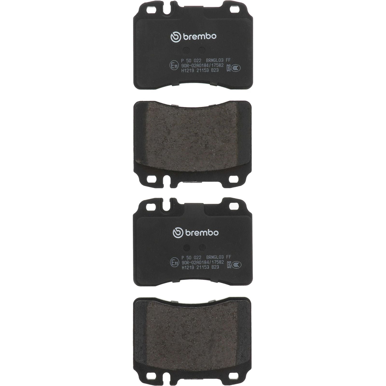 PRIME Low-Met Front Disc Brake Pad Set - P50022_02