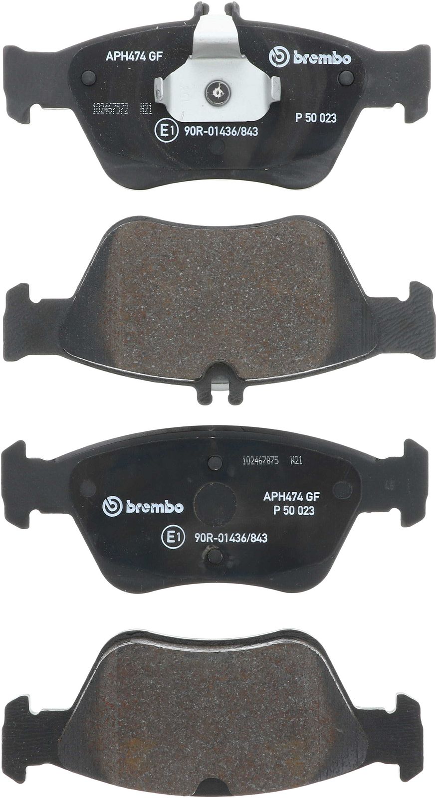 PRIME Low-Met Front Disc Brake Pad Set - P50023_01