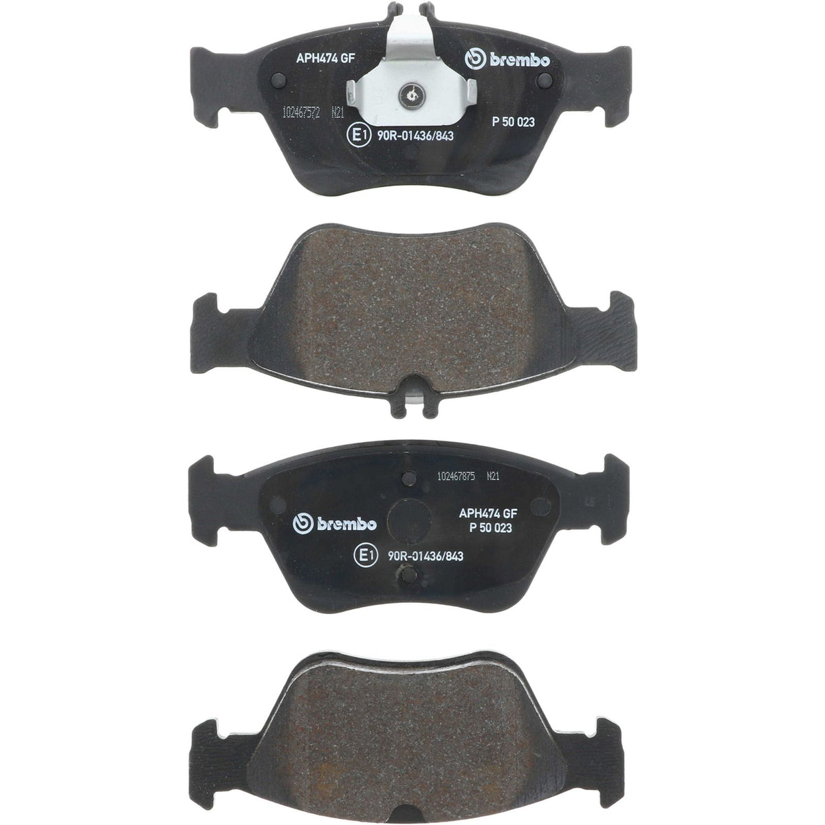 PRIME Low-Met Front Disc Brake Pad Set - P50023_02