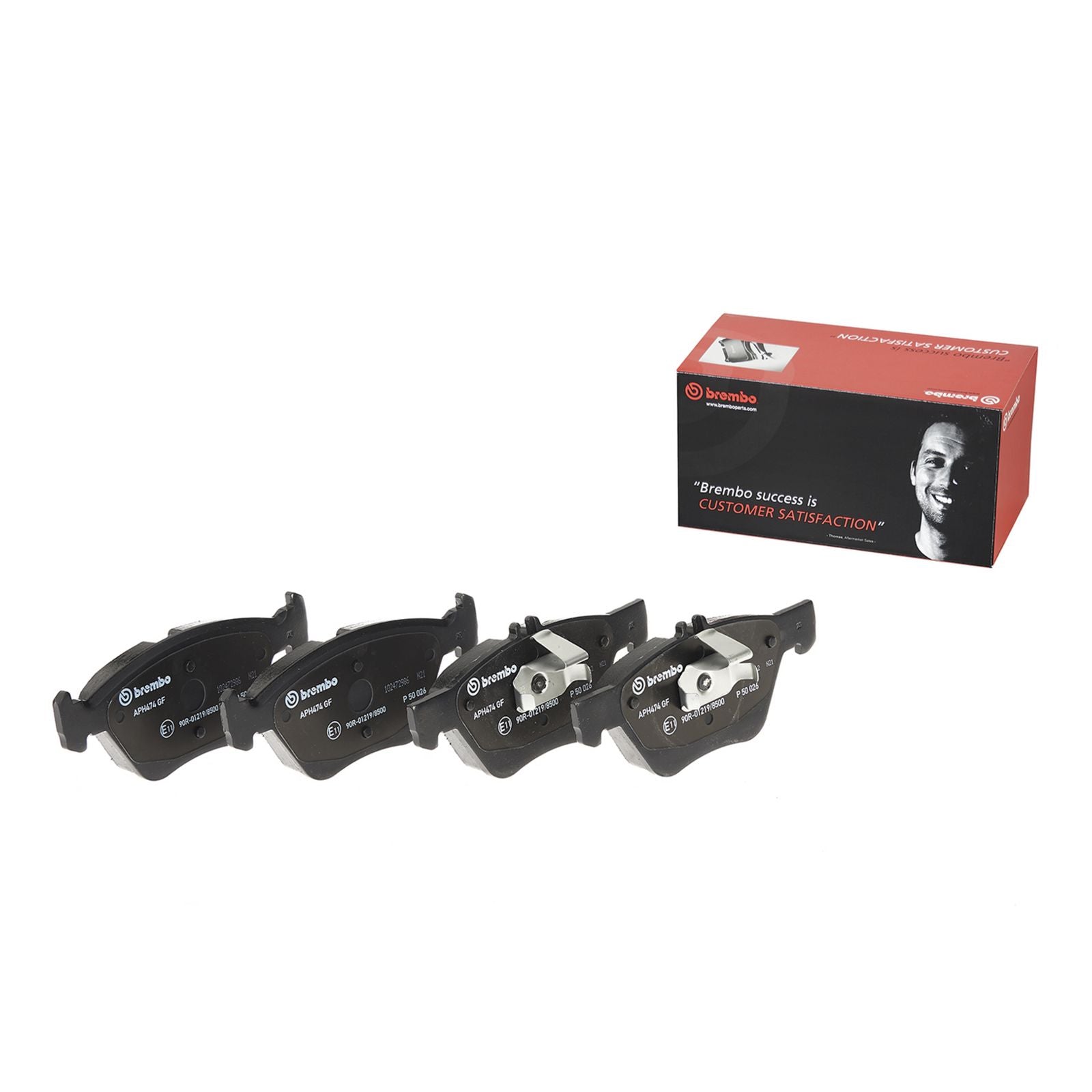 PRIME Low-Met Front Disc Brake Pad Set - P50026_02