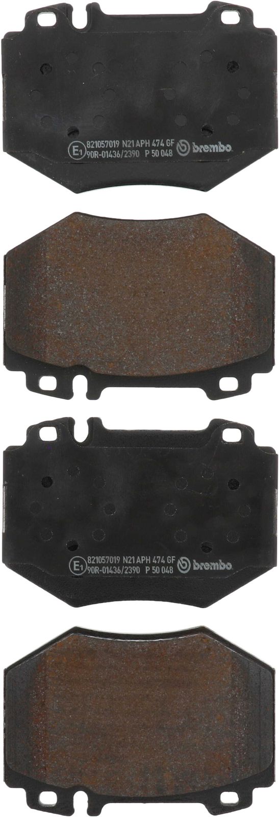 PRIME Low-Met Front Disc Brake Pad Set - P50048_01