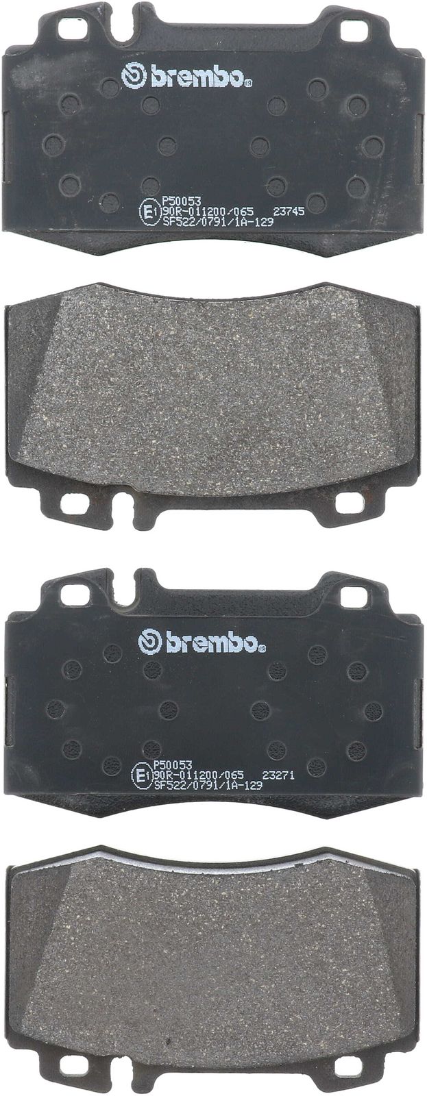 PRIME Low-Met Front Disc Brake Pad Set - P50053_01