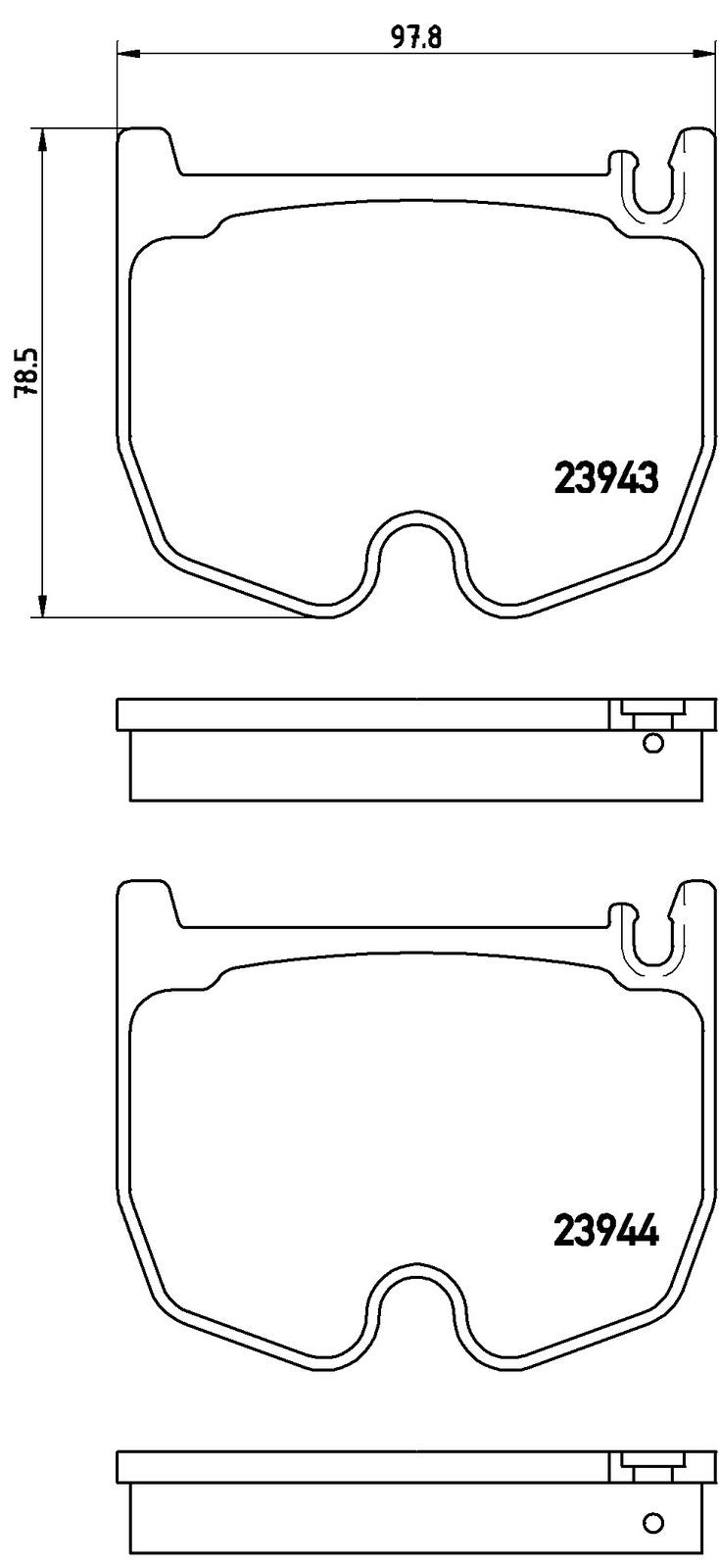 PRIME Low-Met Front Disc Brake Pad Set - P50062_04