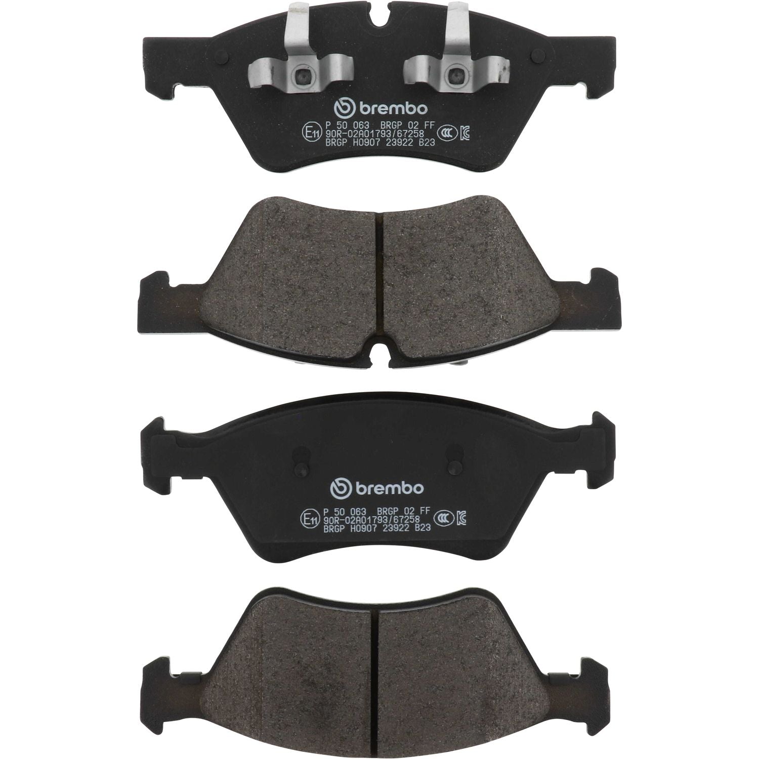 PRIME Low-Met Front Disc Brake Pad Set - P50063_02