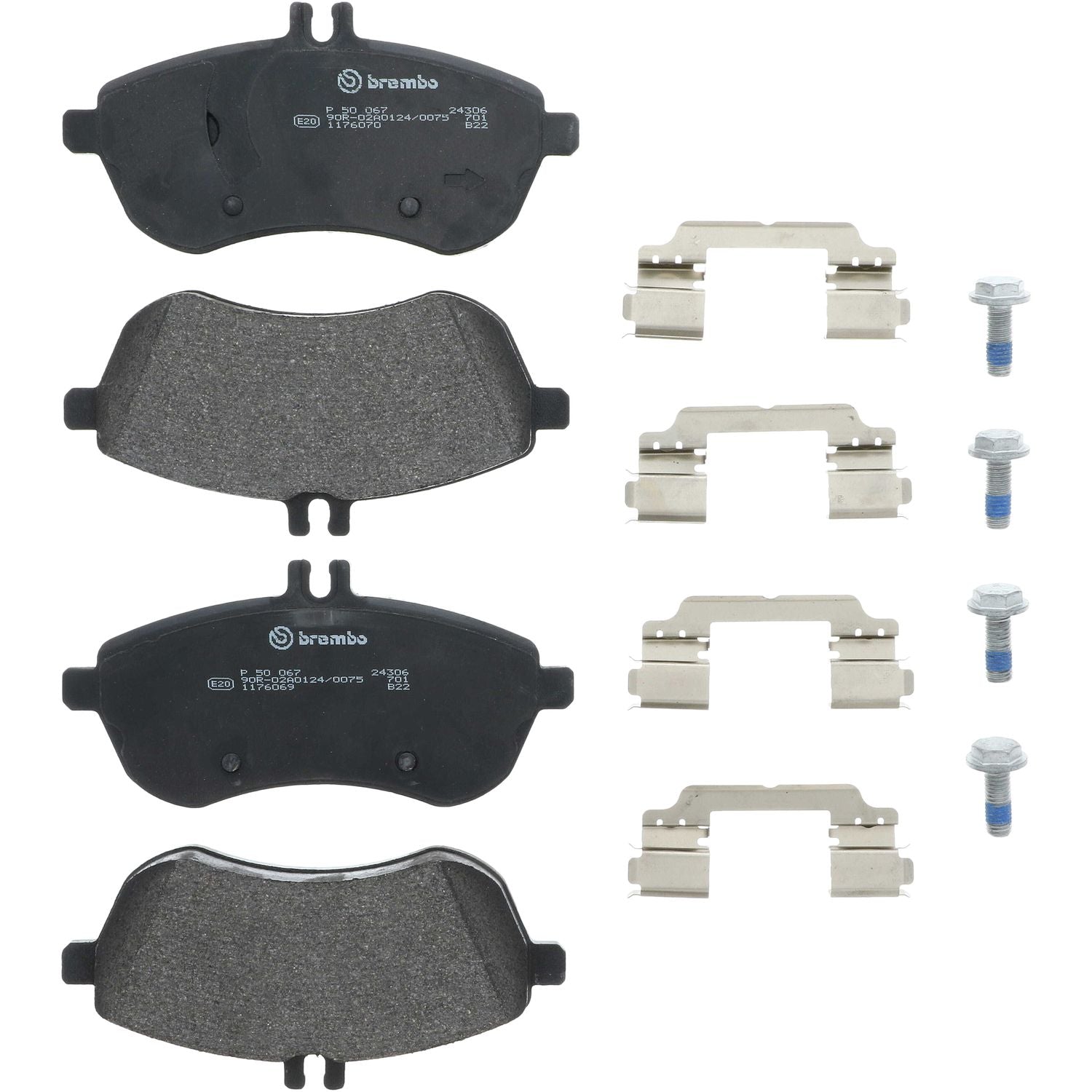 PRIME Low-Met Front Disc Brake Pad Set - P50067_02