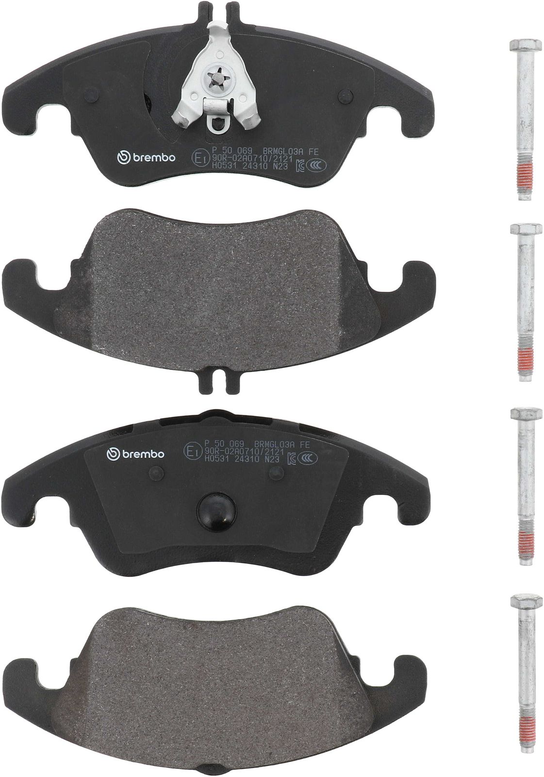 PRIME Low-Met Front Disc Brake Pad Set - P50069_01