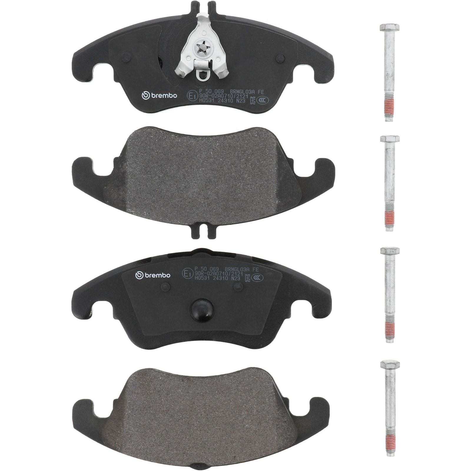 PRIME Low-Met Front Disc Brake Pad Set - P50069_02
