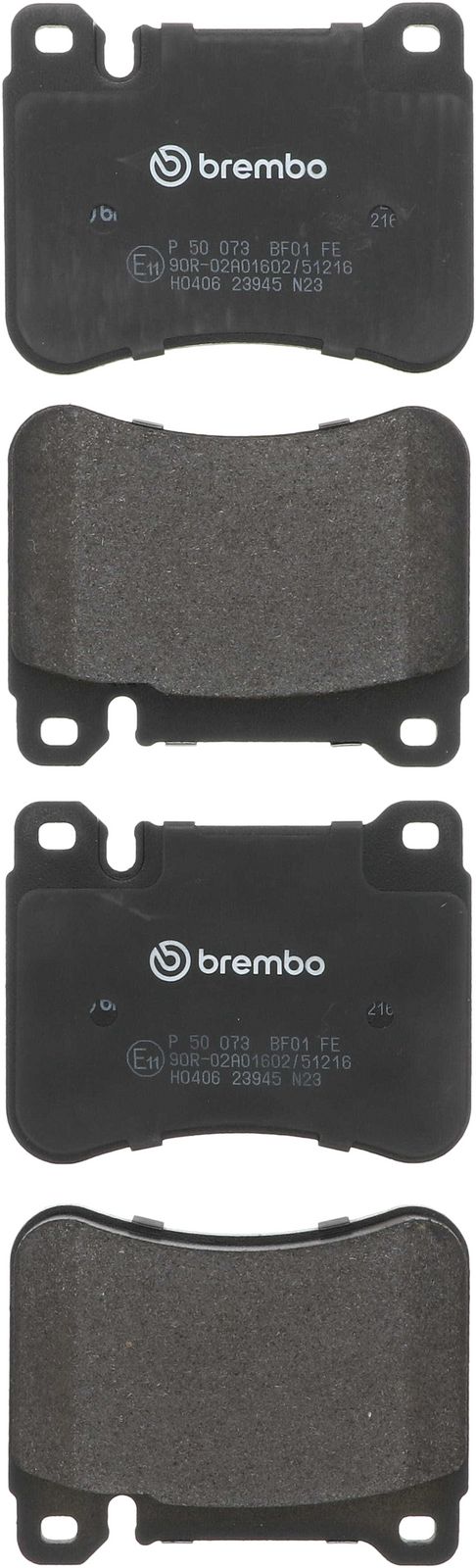 PRIME Low-Met Front Disc Brake Pad Set - P50073_01