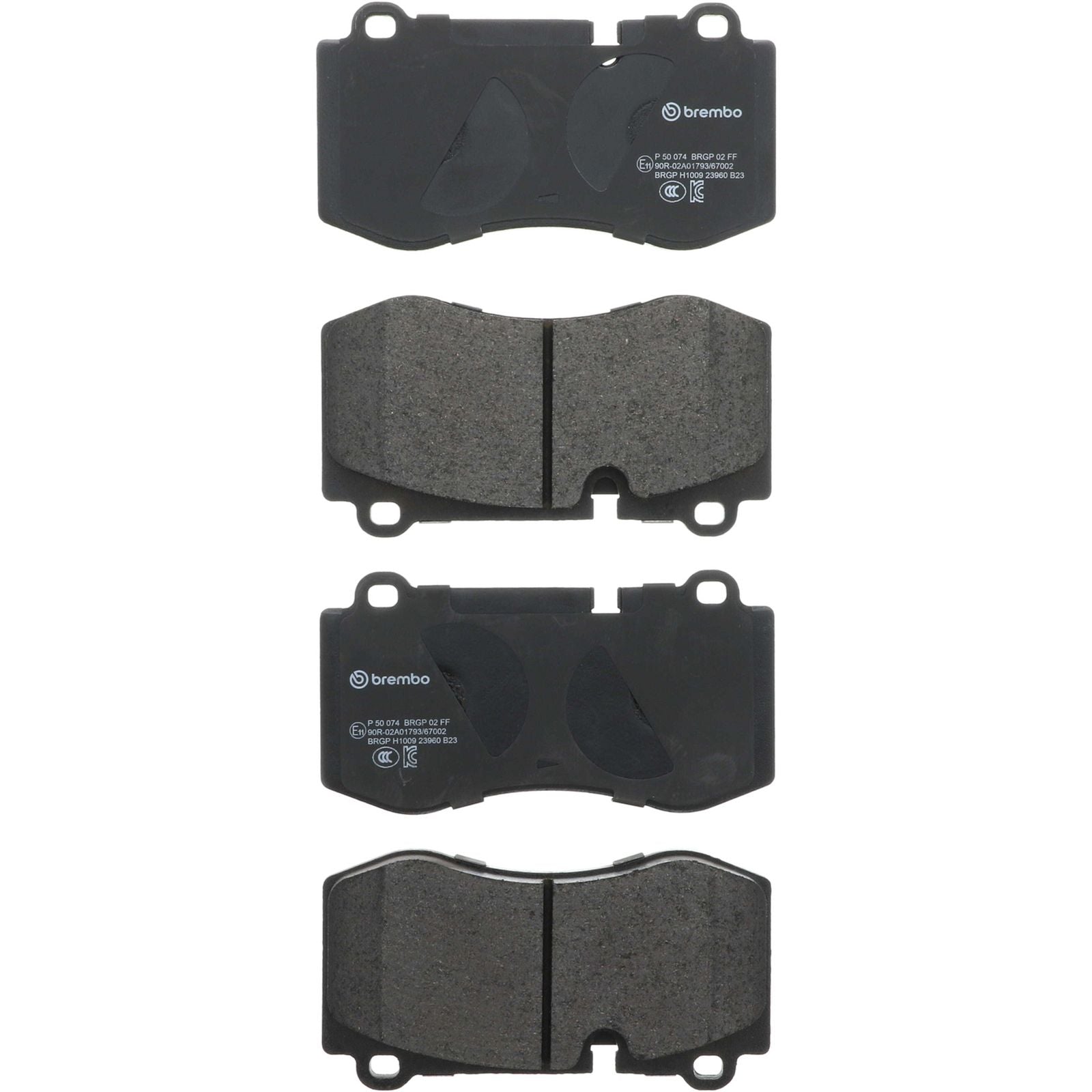 PRIME Low-Met Front Disc Brake Pad Set - P50074_02