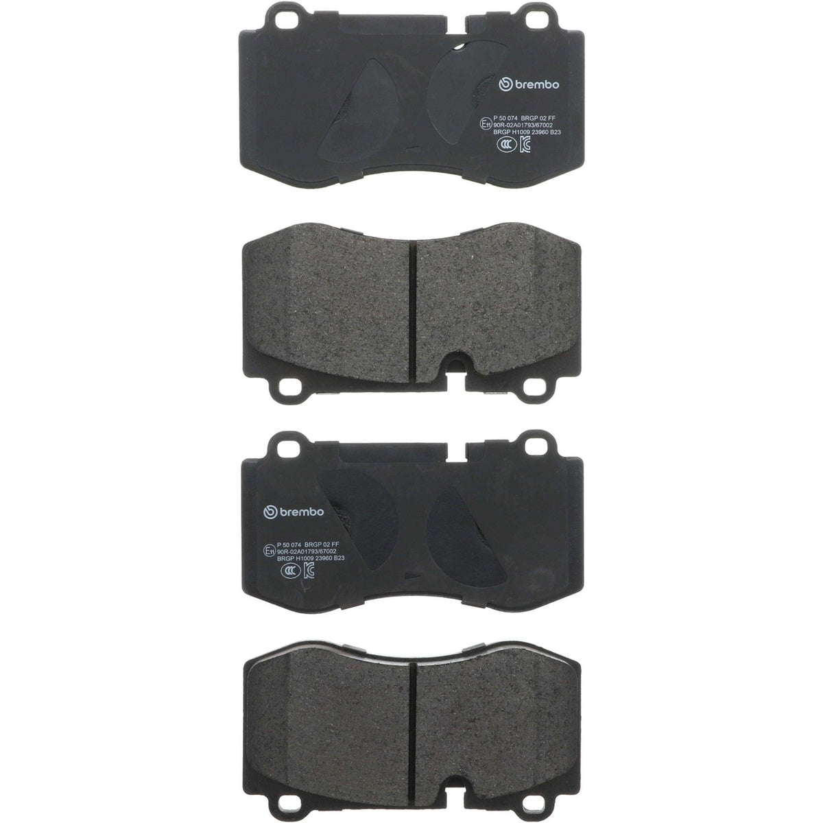 PRIME Low-Met Front Disc Brake Pad Set - P50074_02