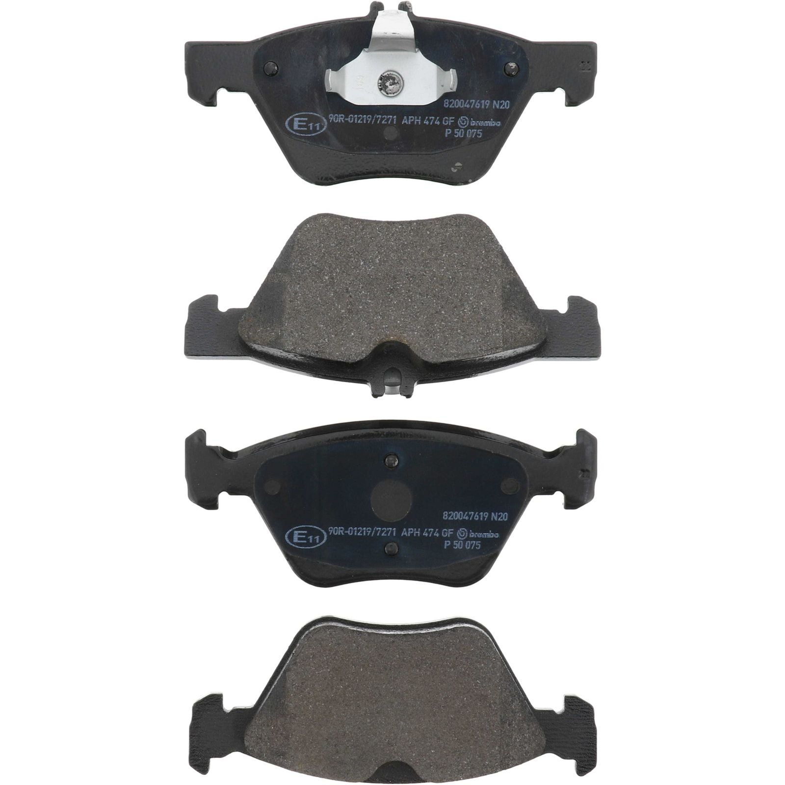 PRIME Low-Met Front Disc Brake Pad Set - P50075_04