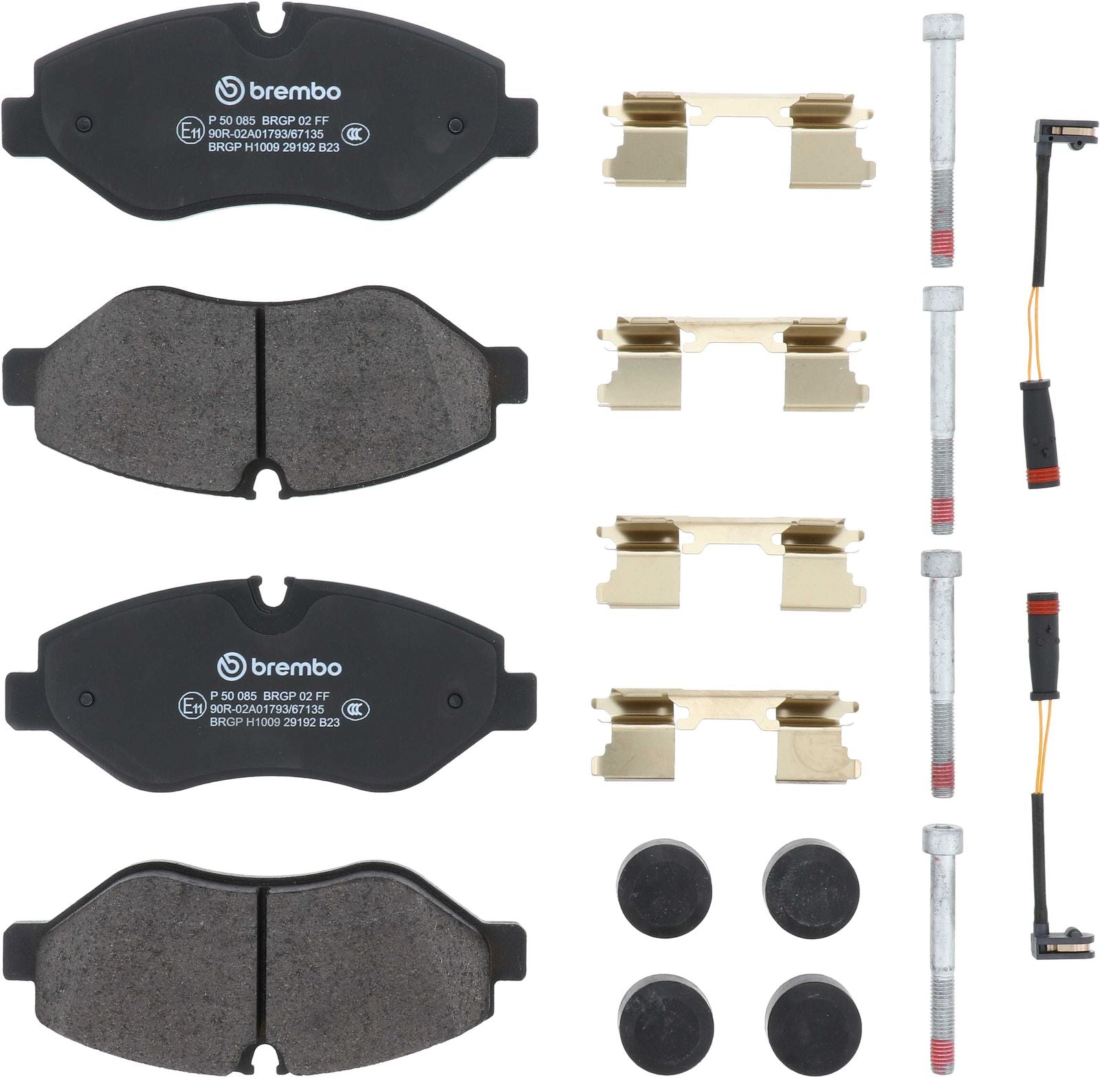 PRIME Low-Met Front Disc Brake Pad Set - P50085_01