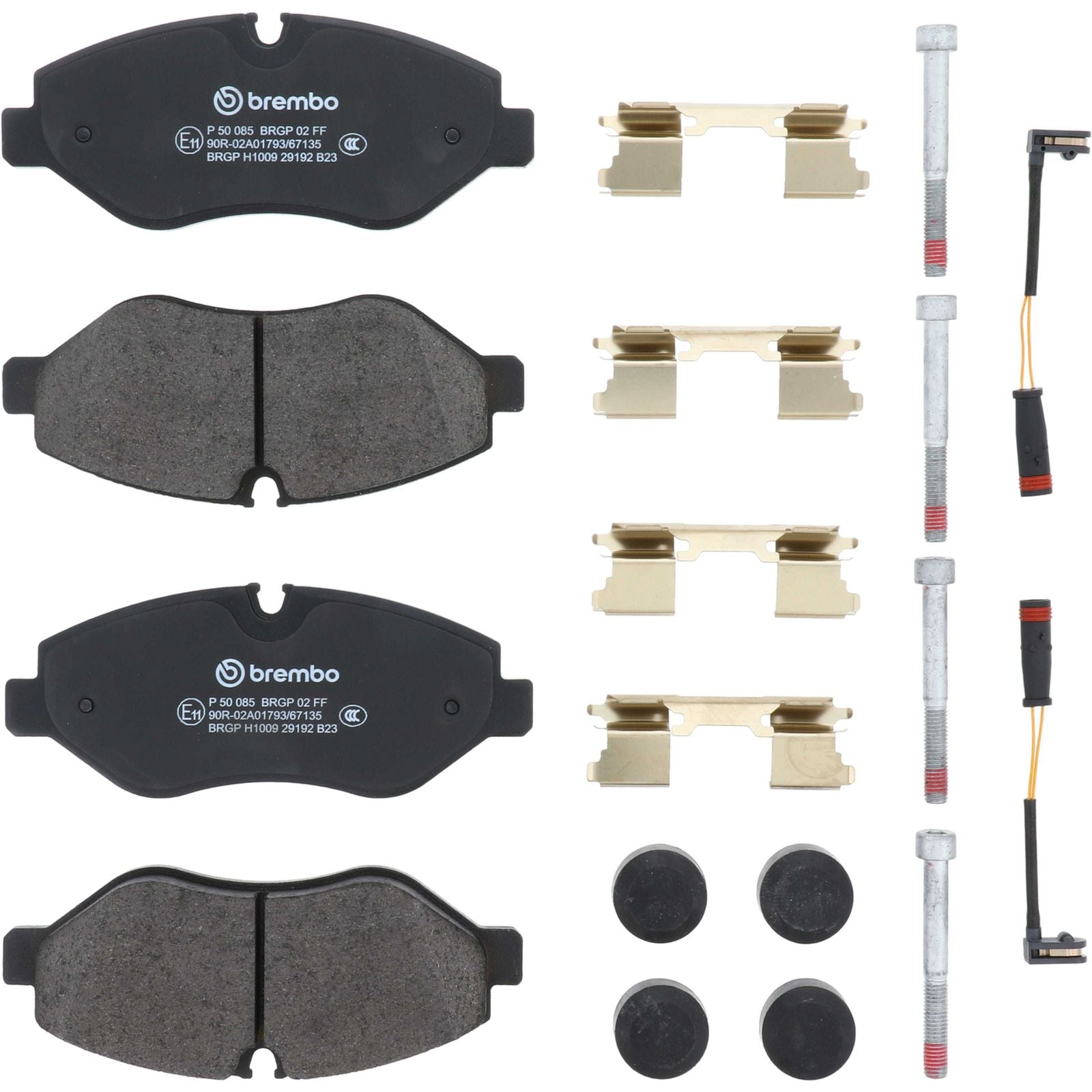 PRIME Low-Met Front Disc Brake Pad Set - P50085_04