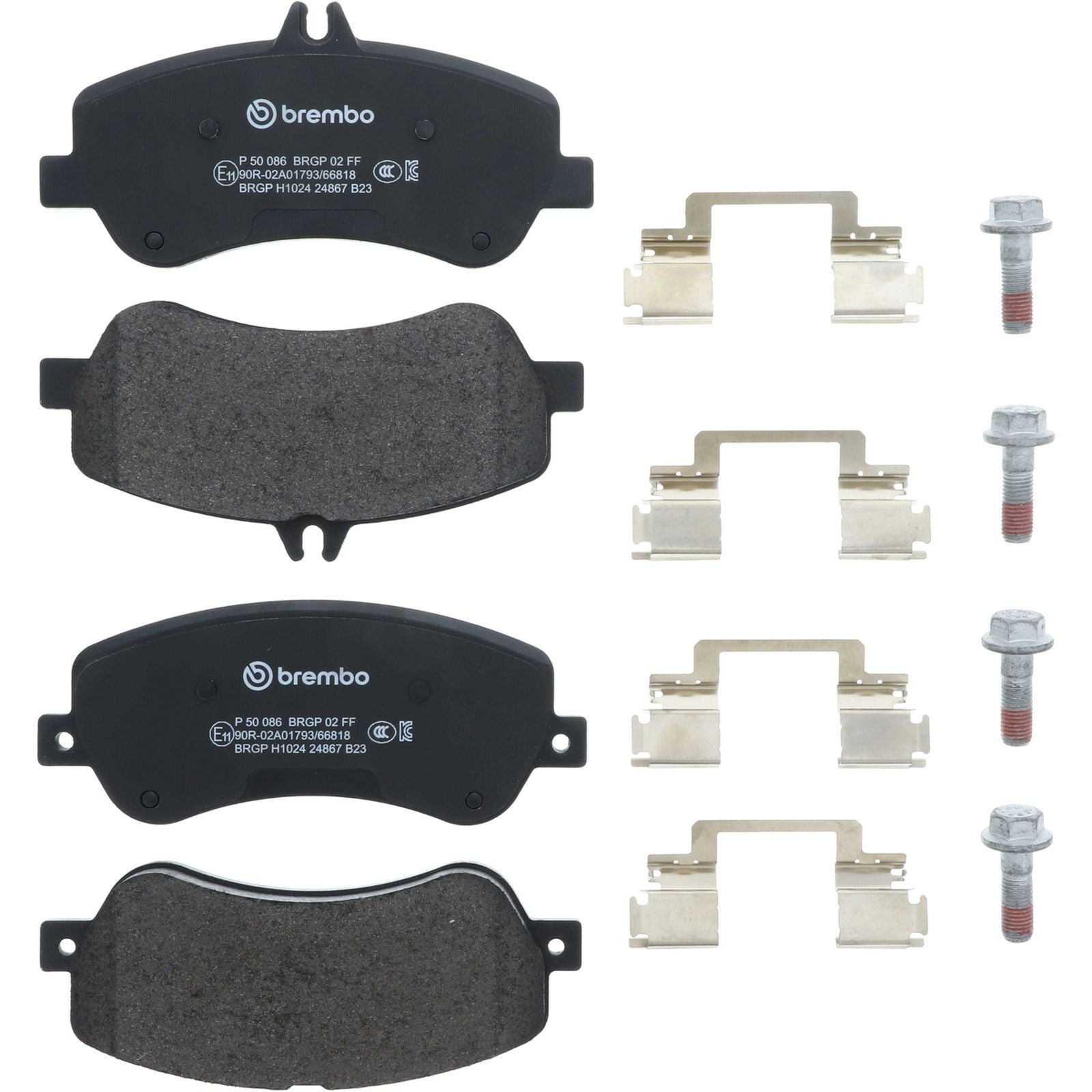 PRIME Low-Met Front Disc Brake Pad Set - P50086_02