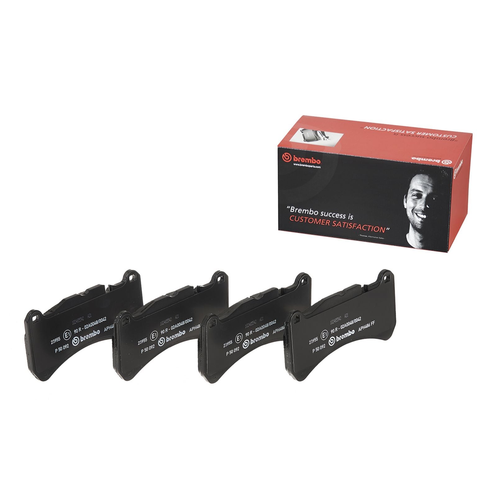 PRIME Low-Met Front Disc Brake Pad Set - P50092_02