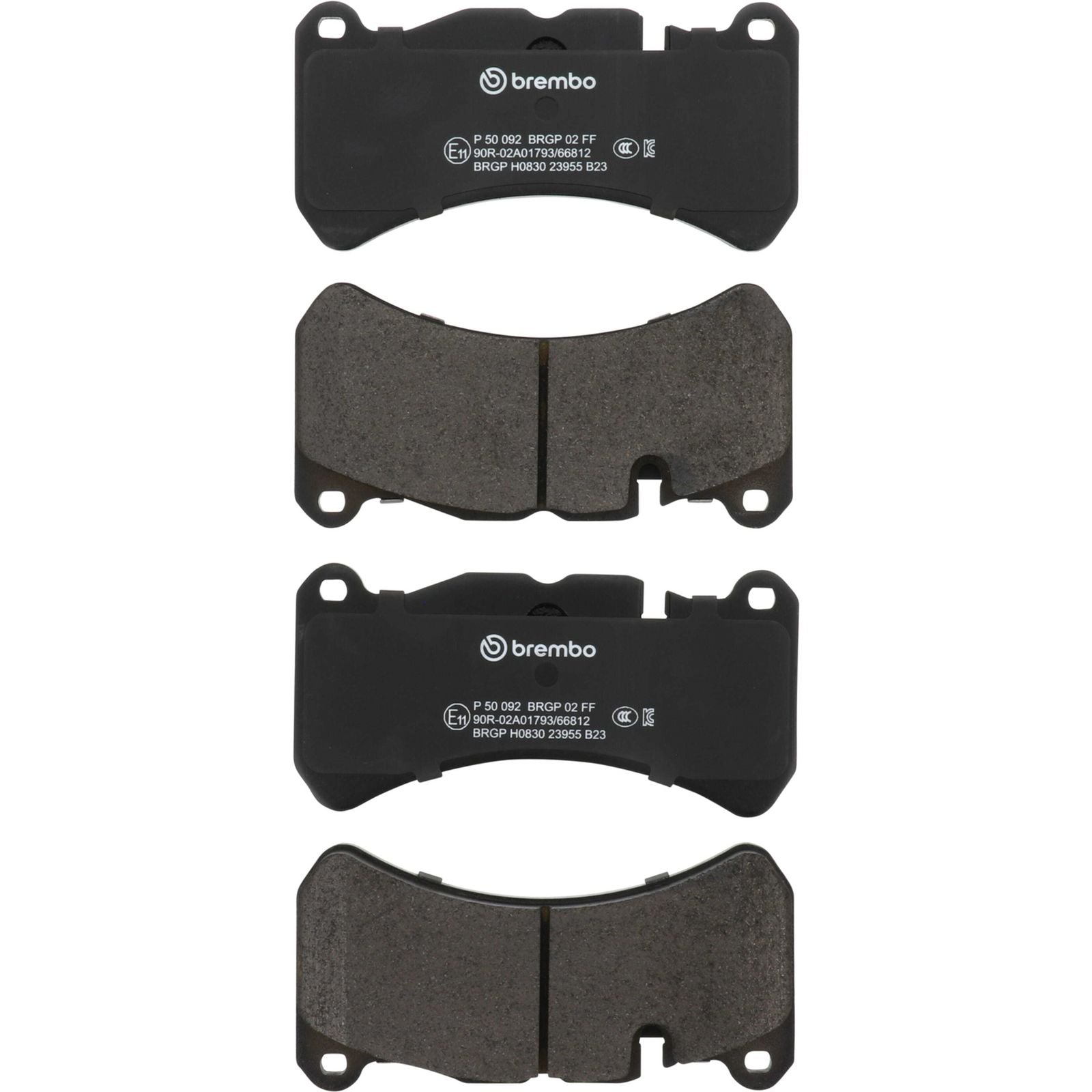 PRIME Low-Met Front Disc Brake Pad Set - P50092_05