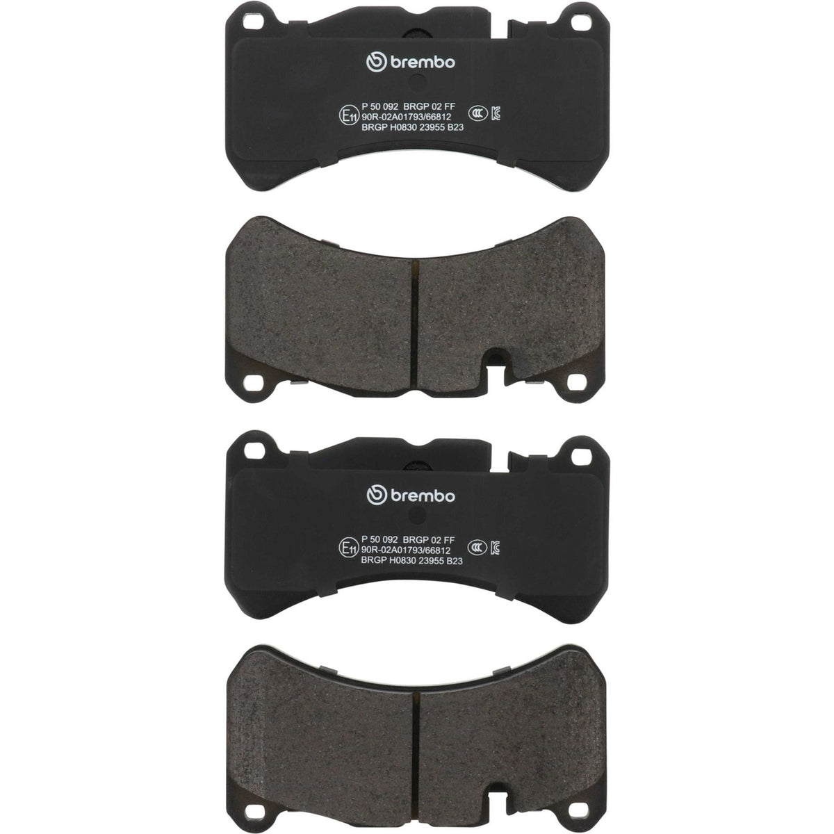 PRIME Low-Met Front Disc Brake Pad Set - P50092_05
