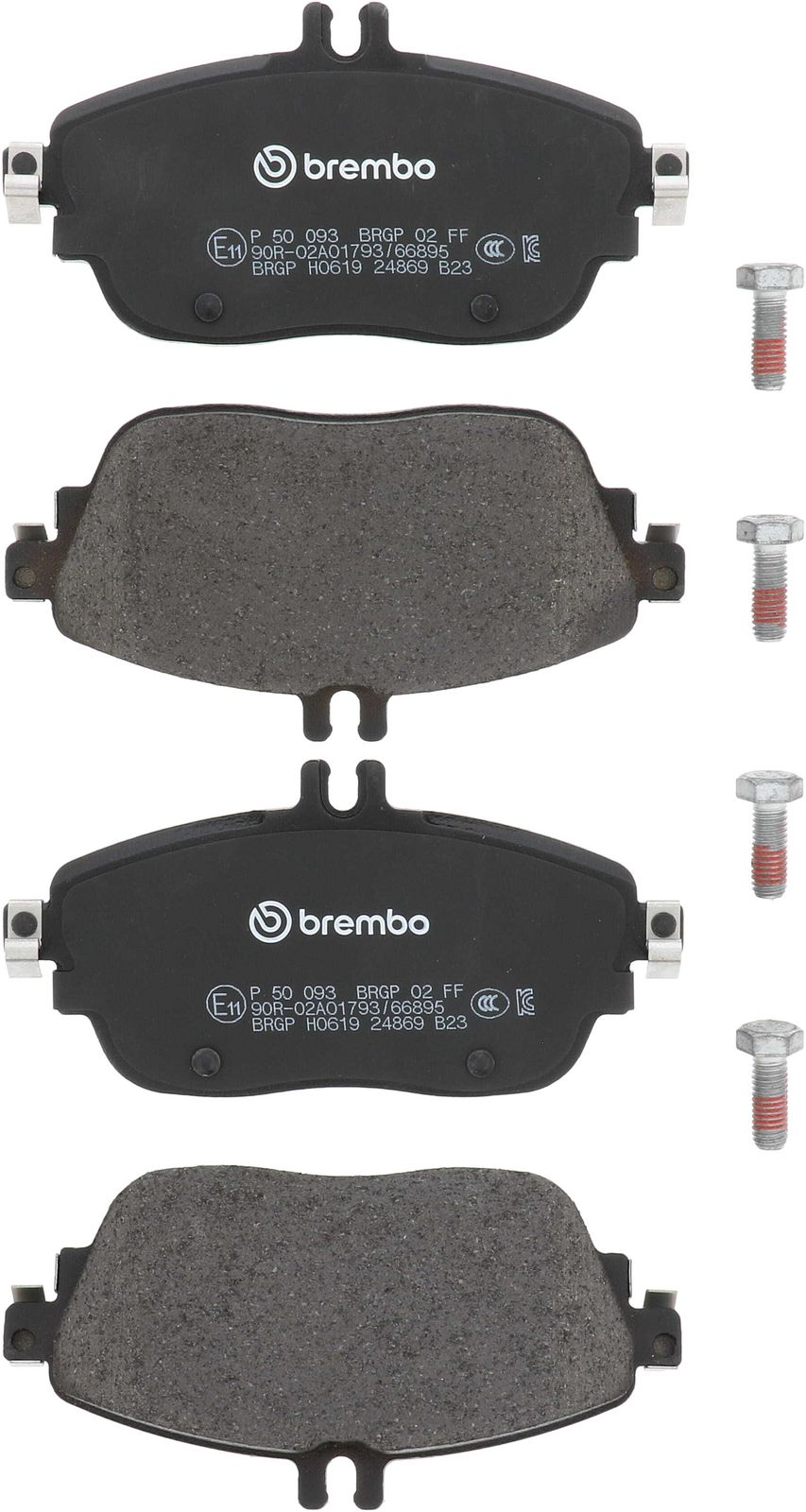 PRIME Low-Met Front Disc Brake Pad Set - P50093_01