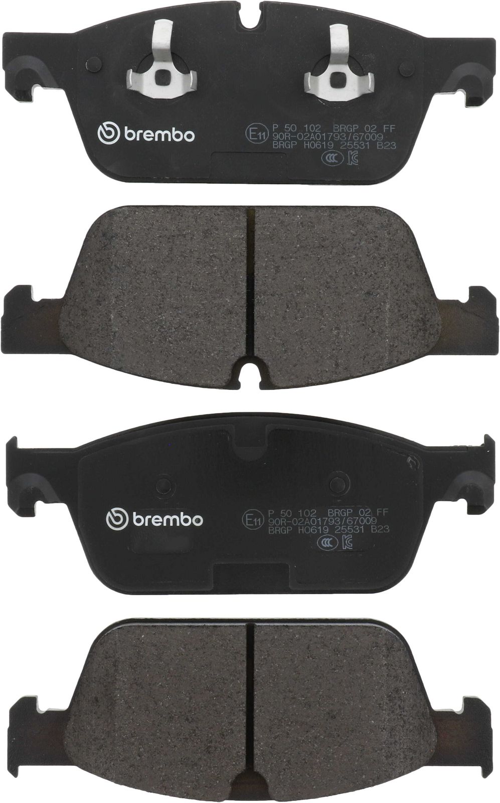 PRIME Low-Met Front Disc Brake Pad Set - P50102_01