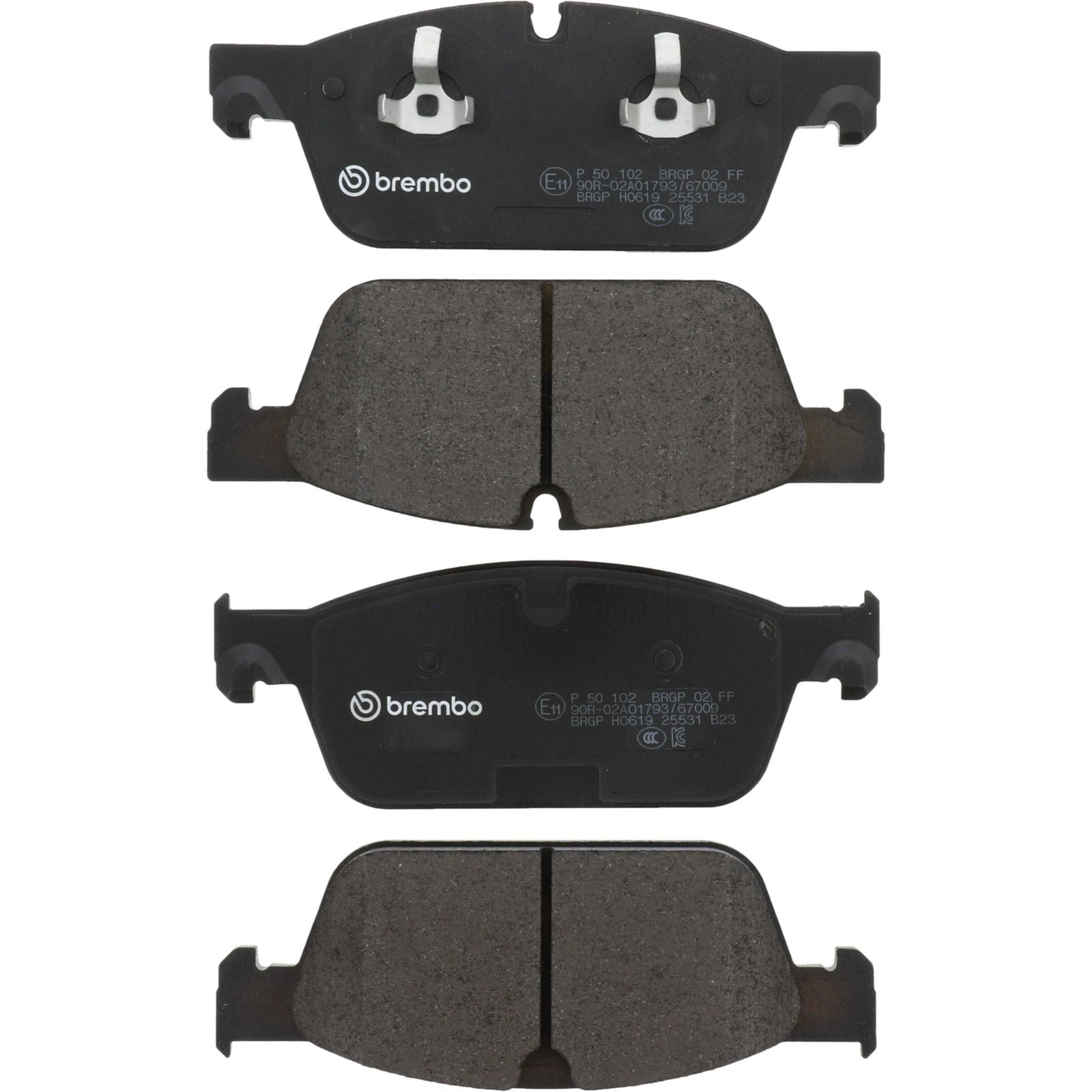 PRIME Low-Met Front Disc Brake Pad Set - P50102_04