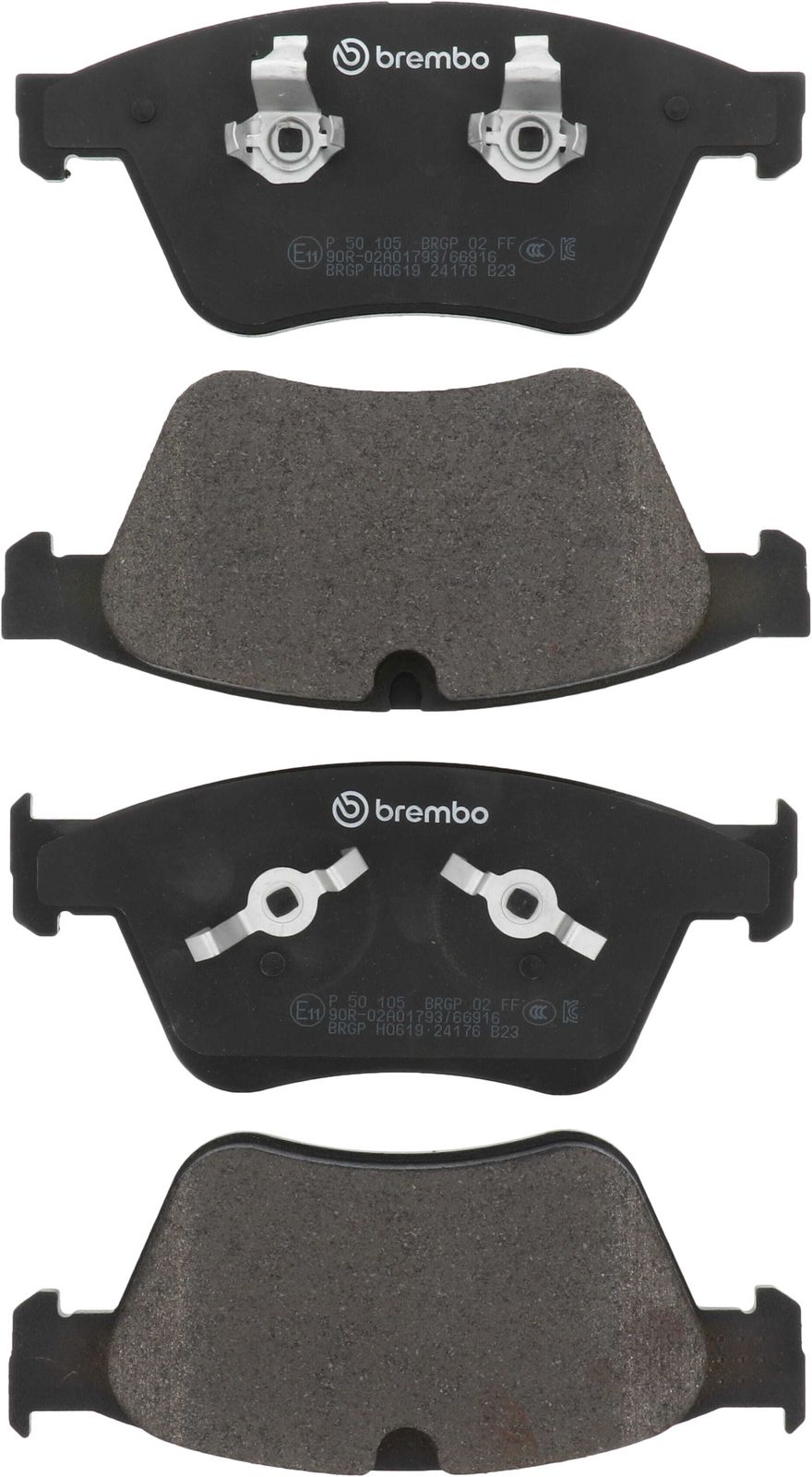PRIME Low-Met Front Disc Brake Pad Set - P50105_01
