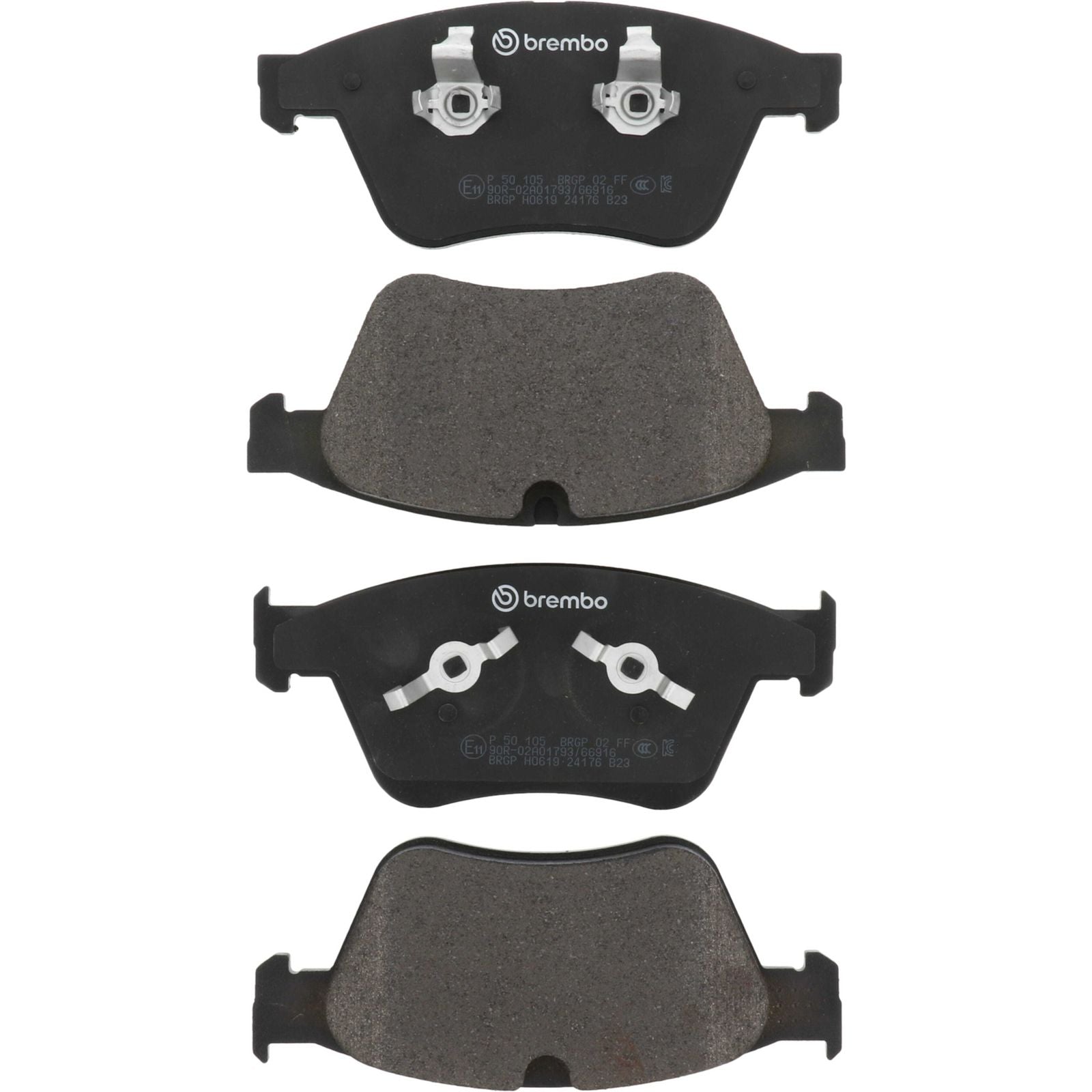 PRIME Low-Met Front Disc Brake Pad Set - P50105_02