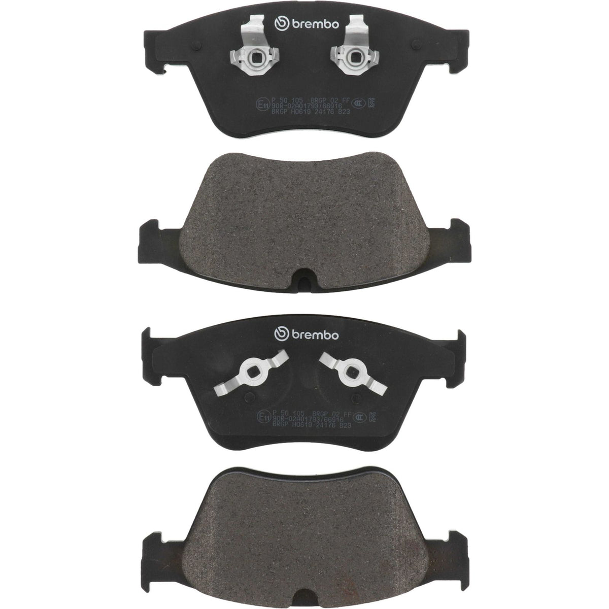 PRIME Low-Met Front Disc Brake Pad Set - P50105_02