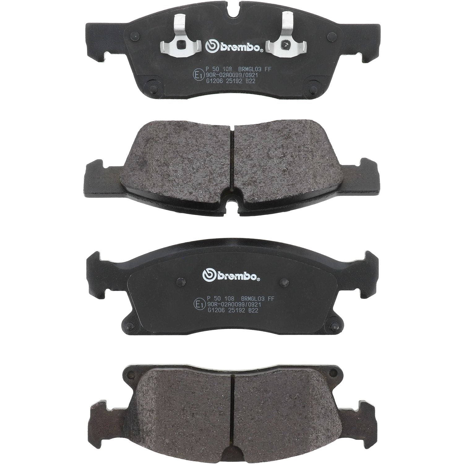 PRIME Low-Met Front Disc Brake Pad Set - P50108_02