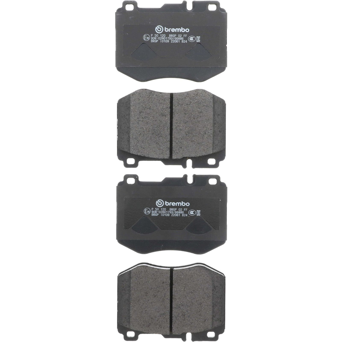 PRIME Low-Met Front Disc Brake Pad Set - P50120_02