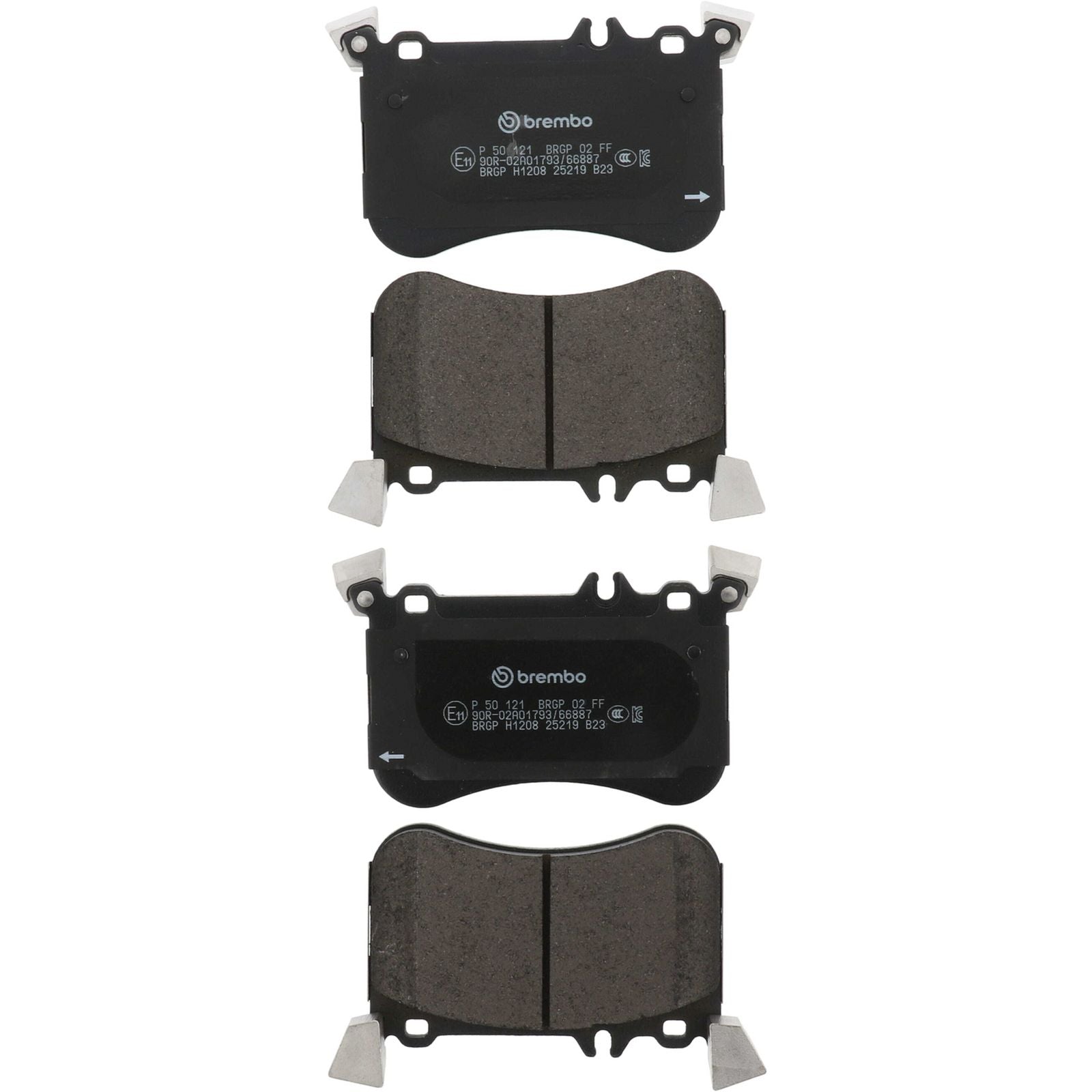 PRIME Low-Met Front Disc Brake Pad Set - P50121_02