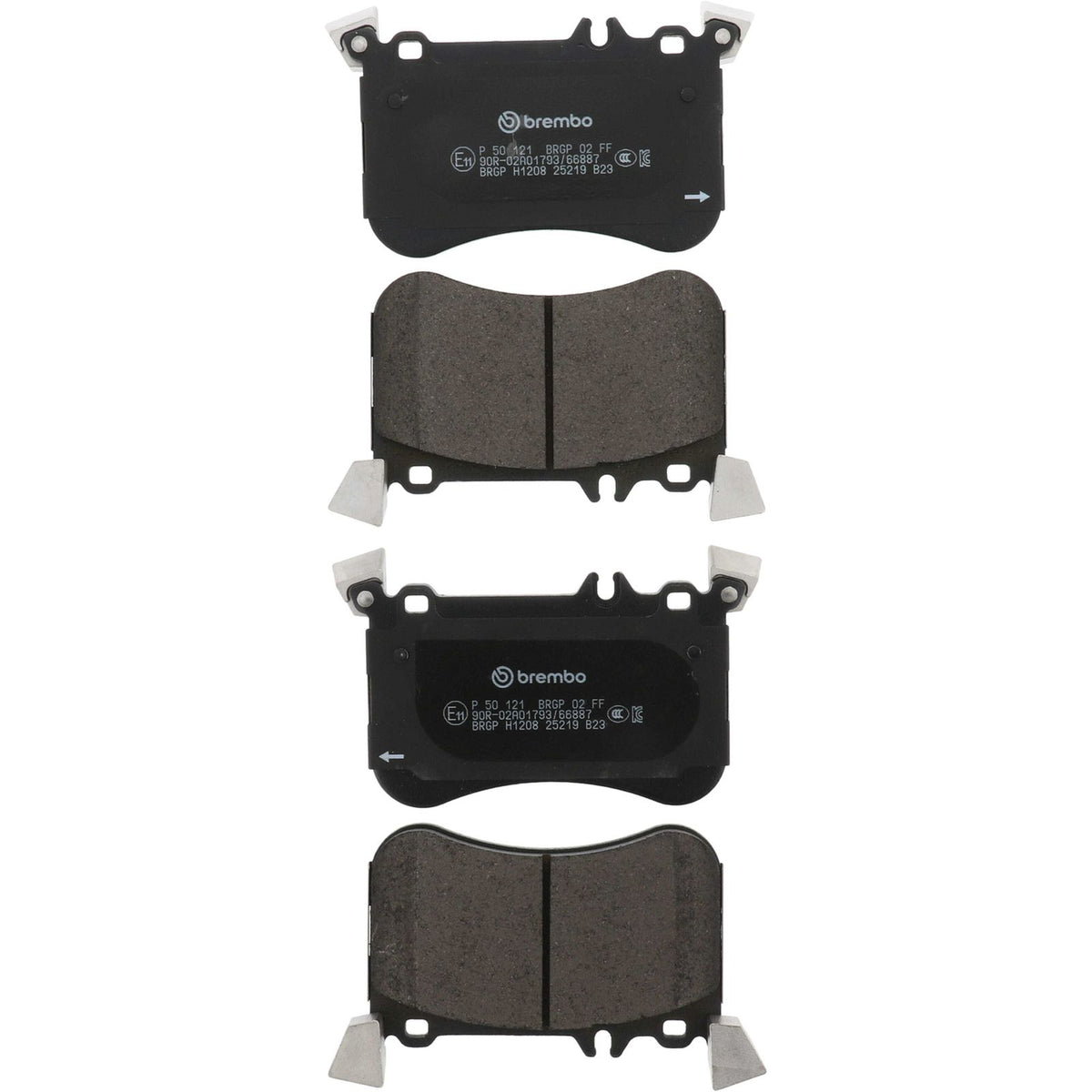 PRIME Low-Met Front Disc Brake Pad Set - P50121_02